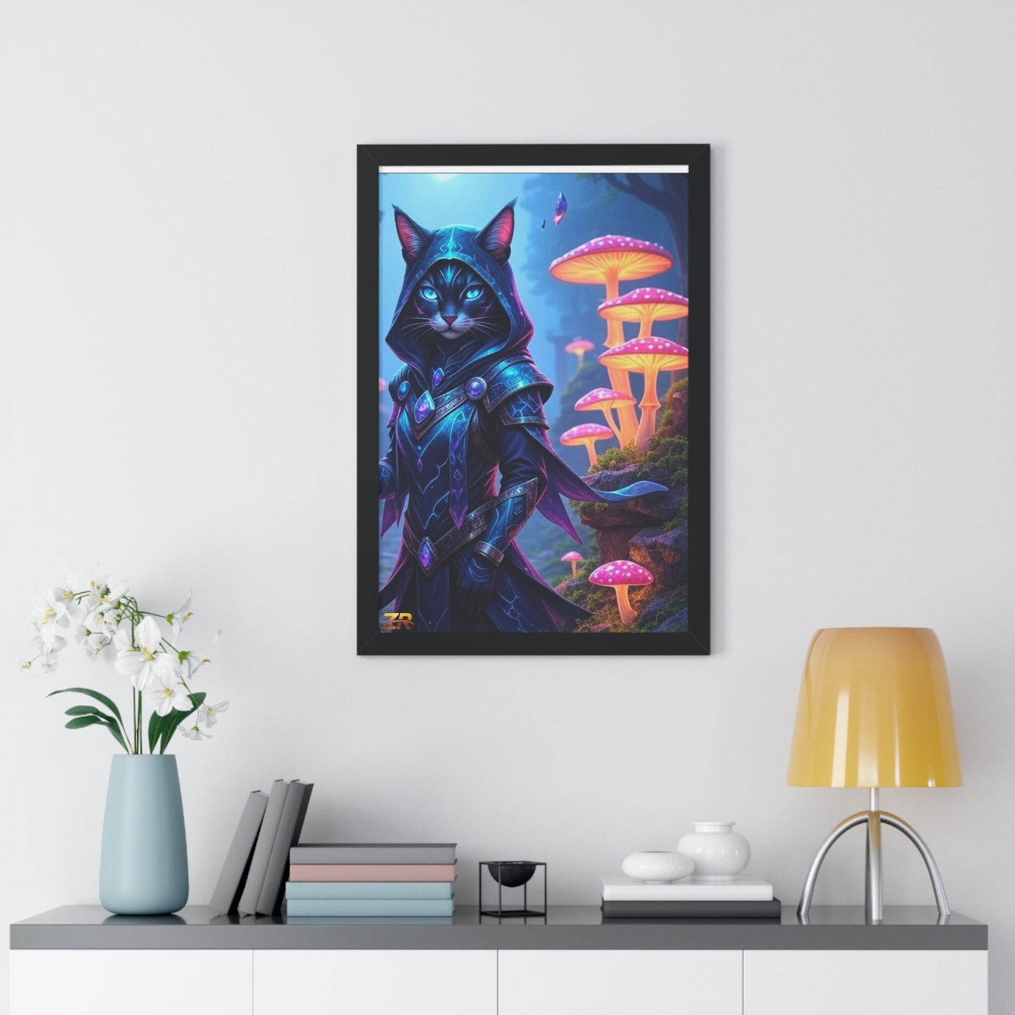 Mystic Guardian Wall Art - BLOODLINE™ Enchanted Collection | Zest Rhythm™ Premium Framed Poster