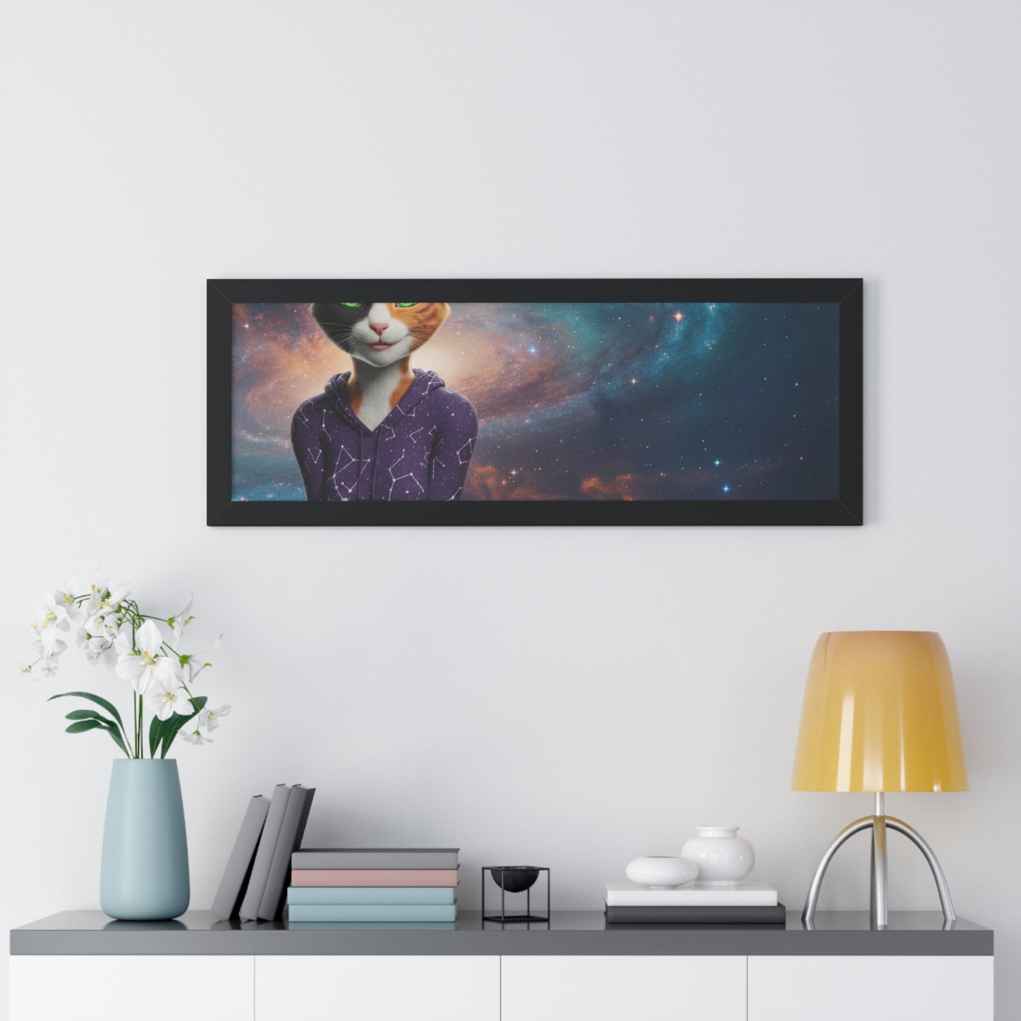 QUEEN ESTY Cosmic Queen Wall Art - BLOODLINE™ Gallery Collection | Zest Rhythm™ Premium Framed Poster