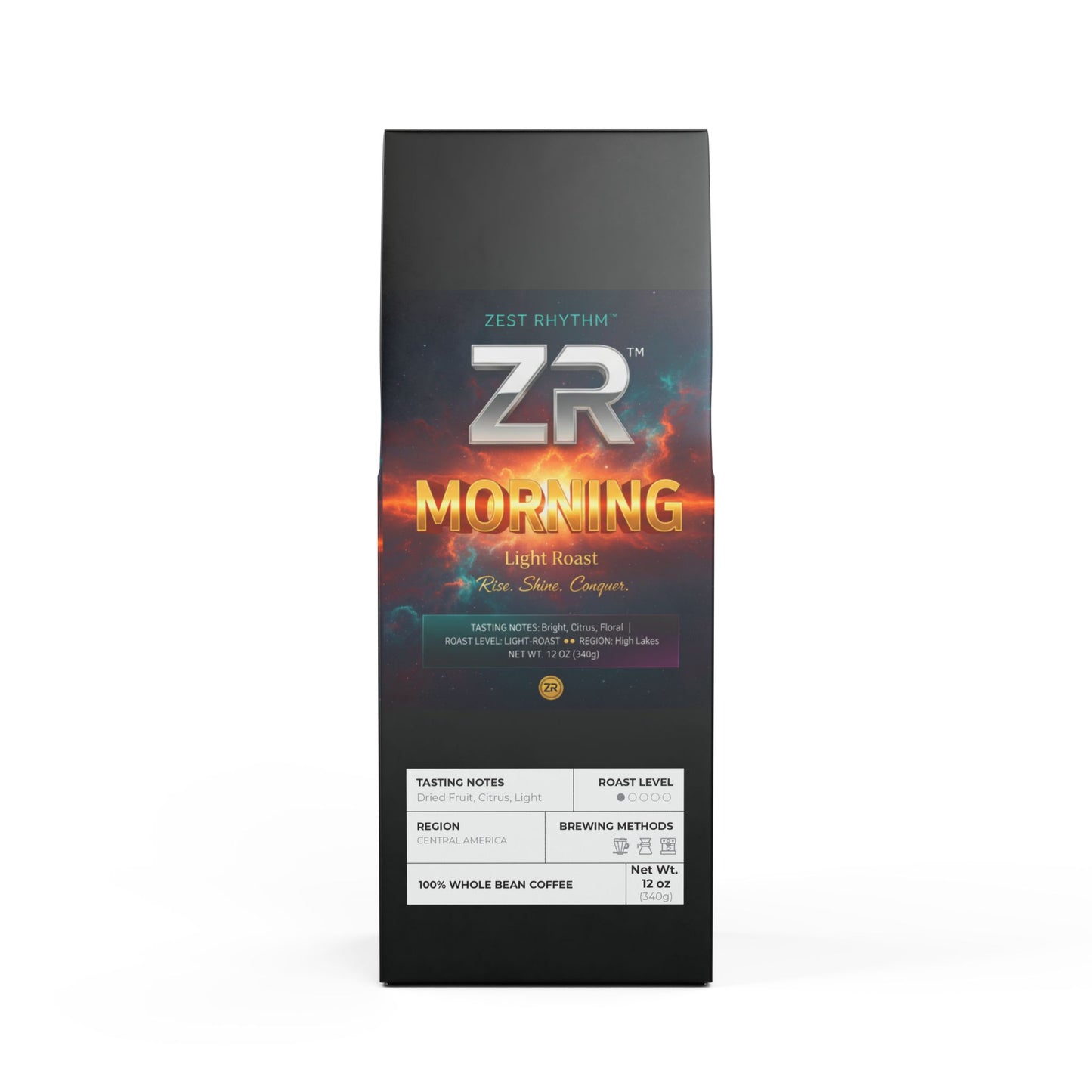 MORNING Light Roast Coffee - BLOODLINE™ Collection | Zest Rhythm™ Premium Cosmic Blend