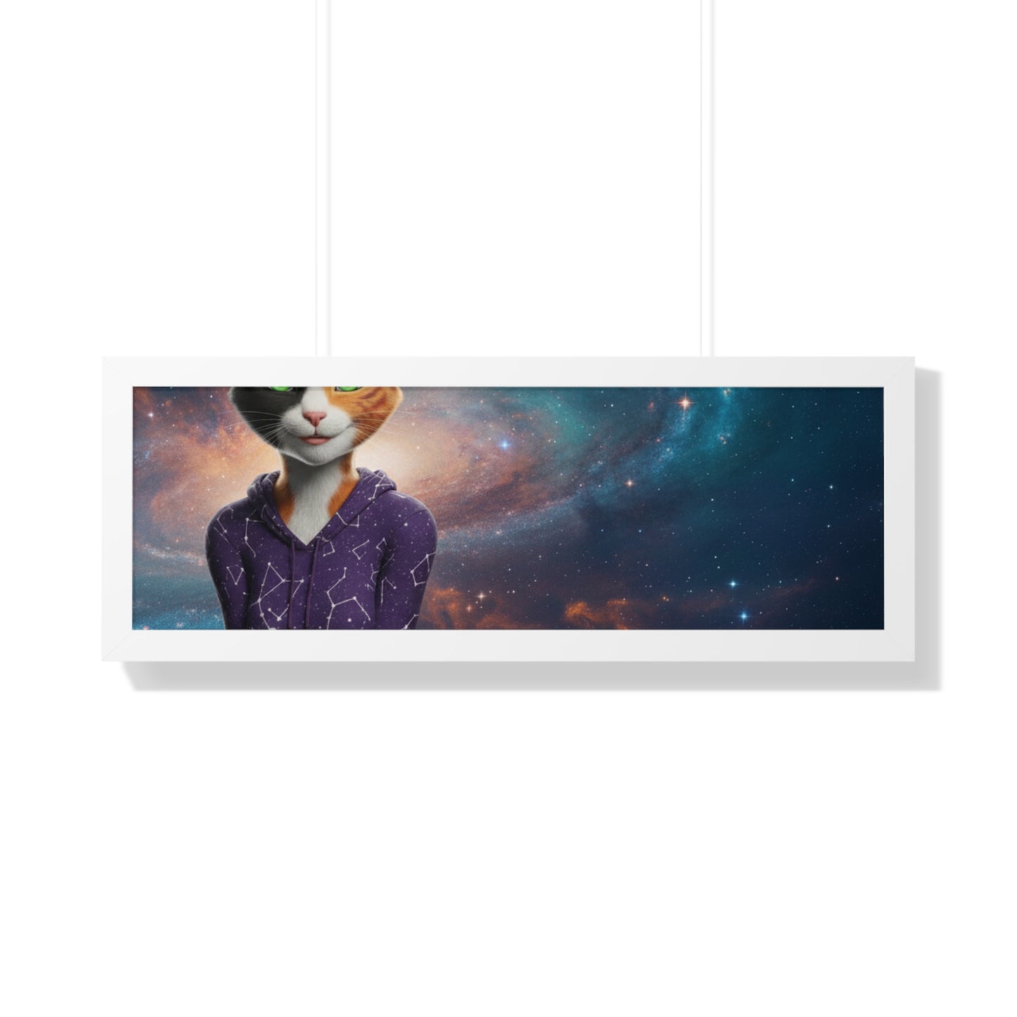 QUEEN ESTY Cosmic Queen Wall Art - BLOODLINE™ Gallery Collection | Zest Rhythm™ Premium Framed Poster