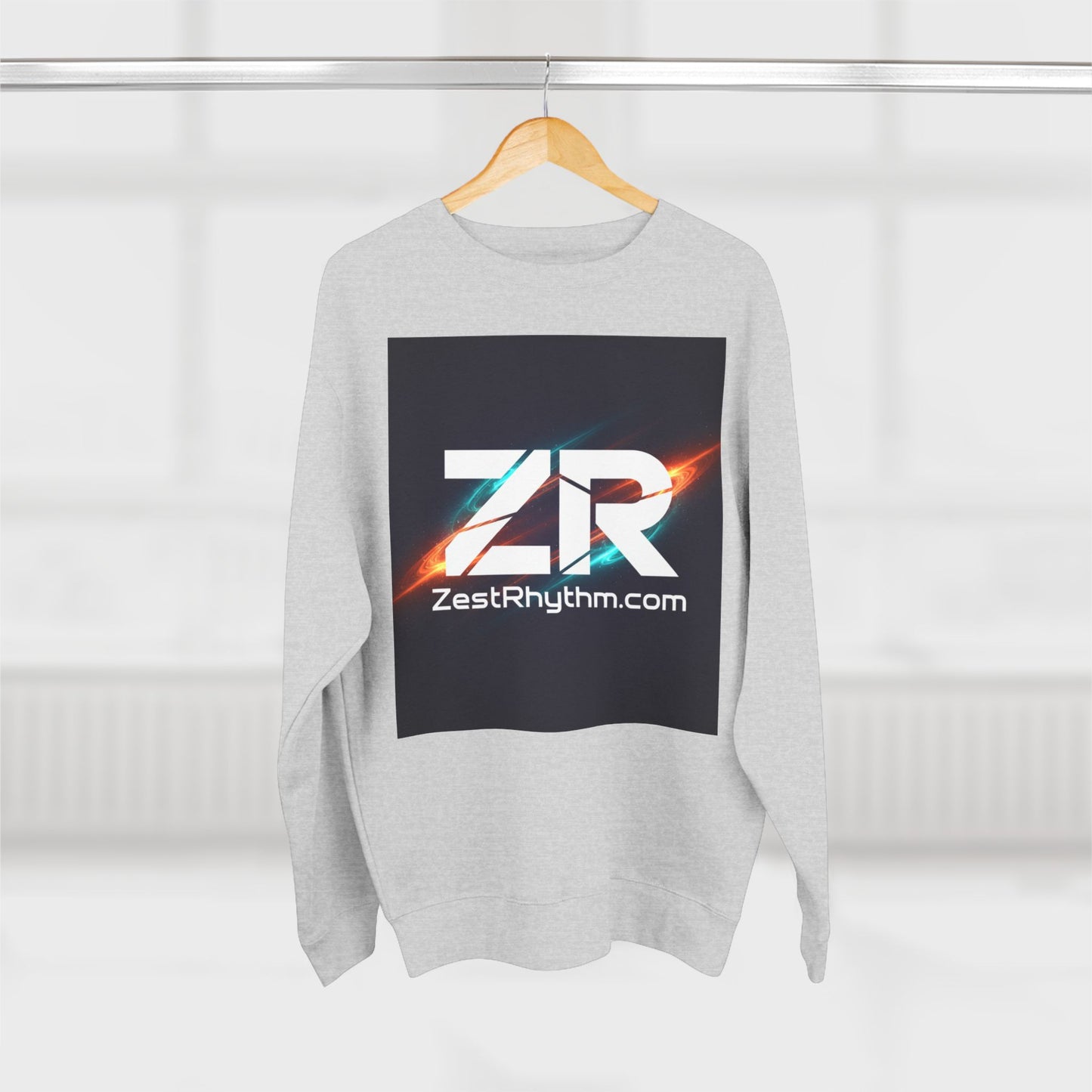 ZestRhythm® Cosmic Bulldog Crewneck Sweatshirt — Premium Fleece Streetwear