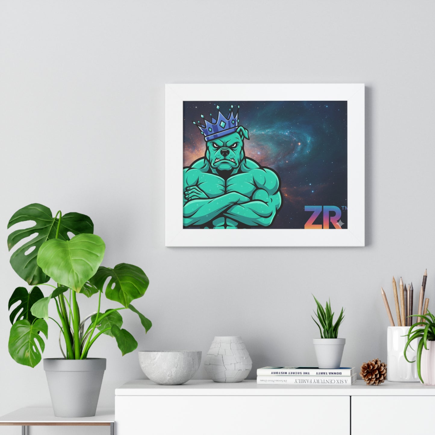 BOSS MAN Cosmic King Wall Art - BLOODLINE™ Gallery Collection | Zest Rhythm™ Premium Framed Poster