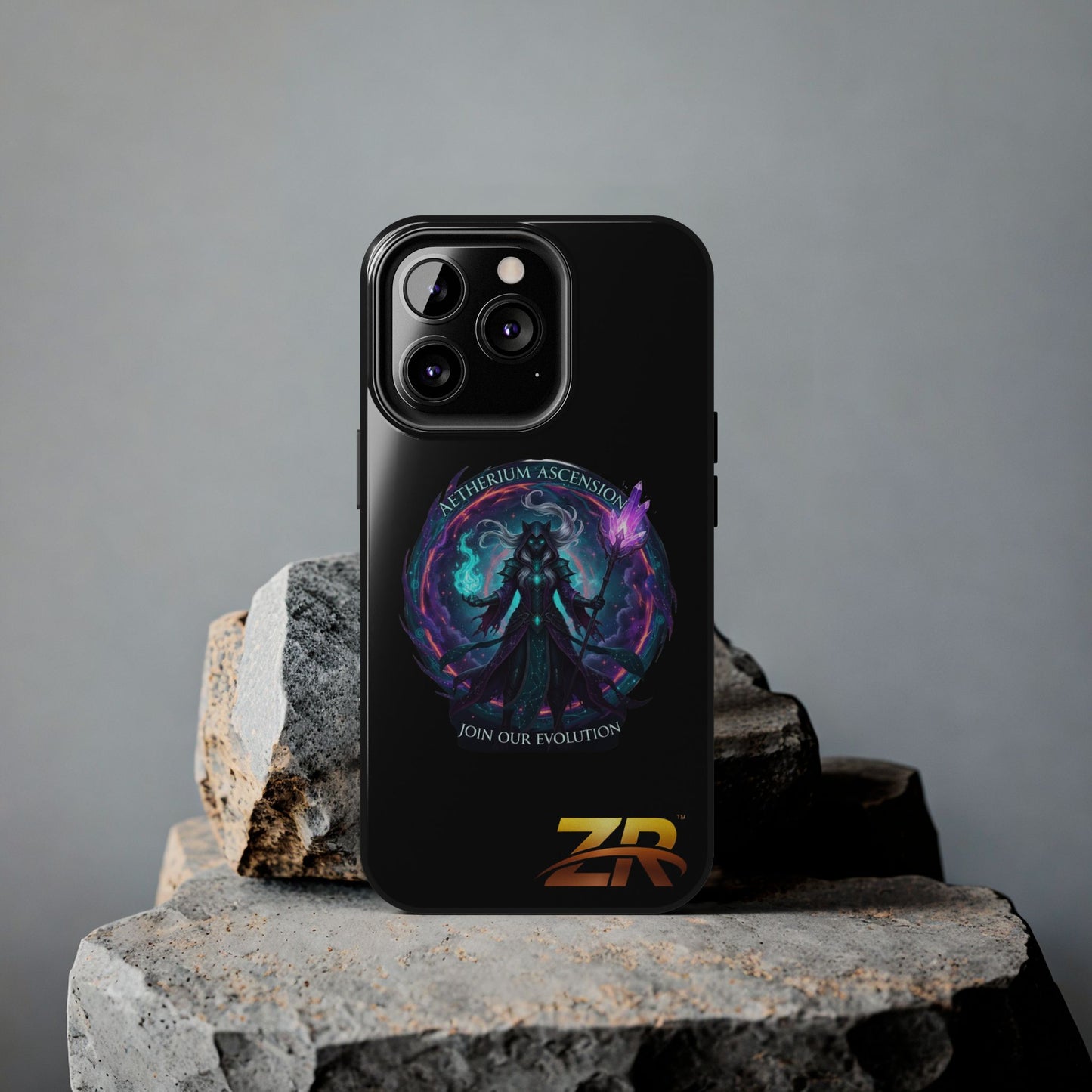 AETHERIUM ASCENSION Phone Case - BLOODLINE™ Dark Fantasy Collection | Zest Rhythm™