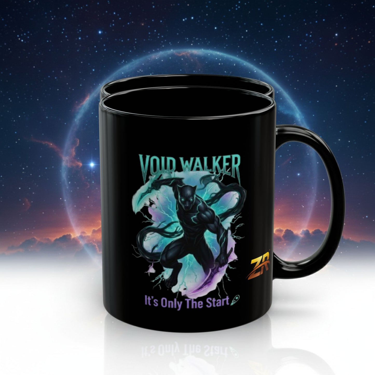 Void Walker Black Mug - BLOODLINE™ Dark Fantasy Collection | Zest Rhythm™