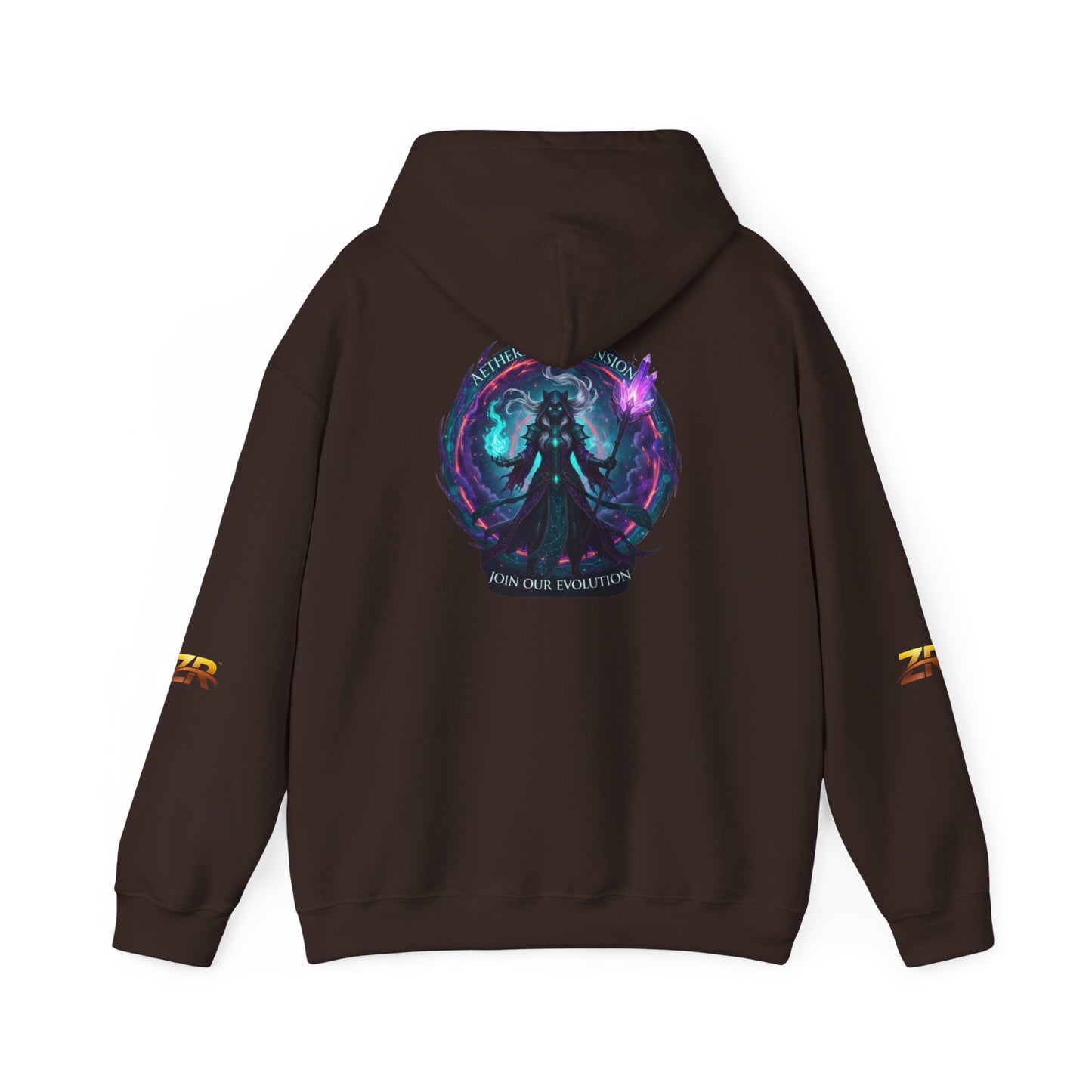 AETHERIUM ASCENSION Sorcerer Hoodie - BLOODLINE™ Dark Fantasy Collection | Zest Rhythm™