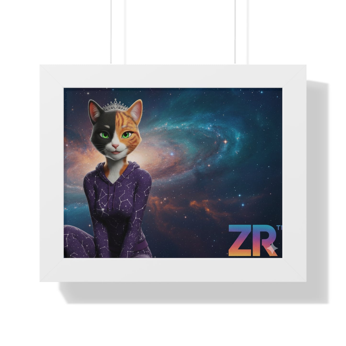 QUEEN ESTY Cosmic Queen Wall Art - BLOODLINE™ Gallery Collection | Zest Rhythm™ Premium Framed Poster