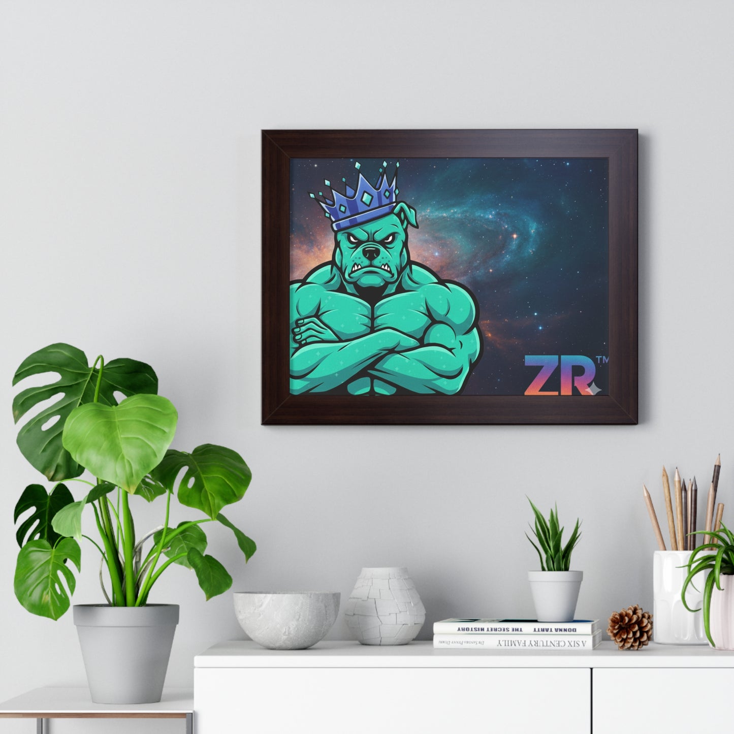 BOSS MAN Cosmic King Wall Art - BLOODLINE™ Gallery Collection | Zest Rhythm™ Premium Framed Poster