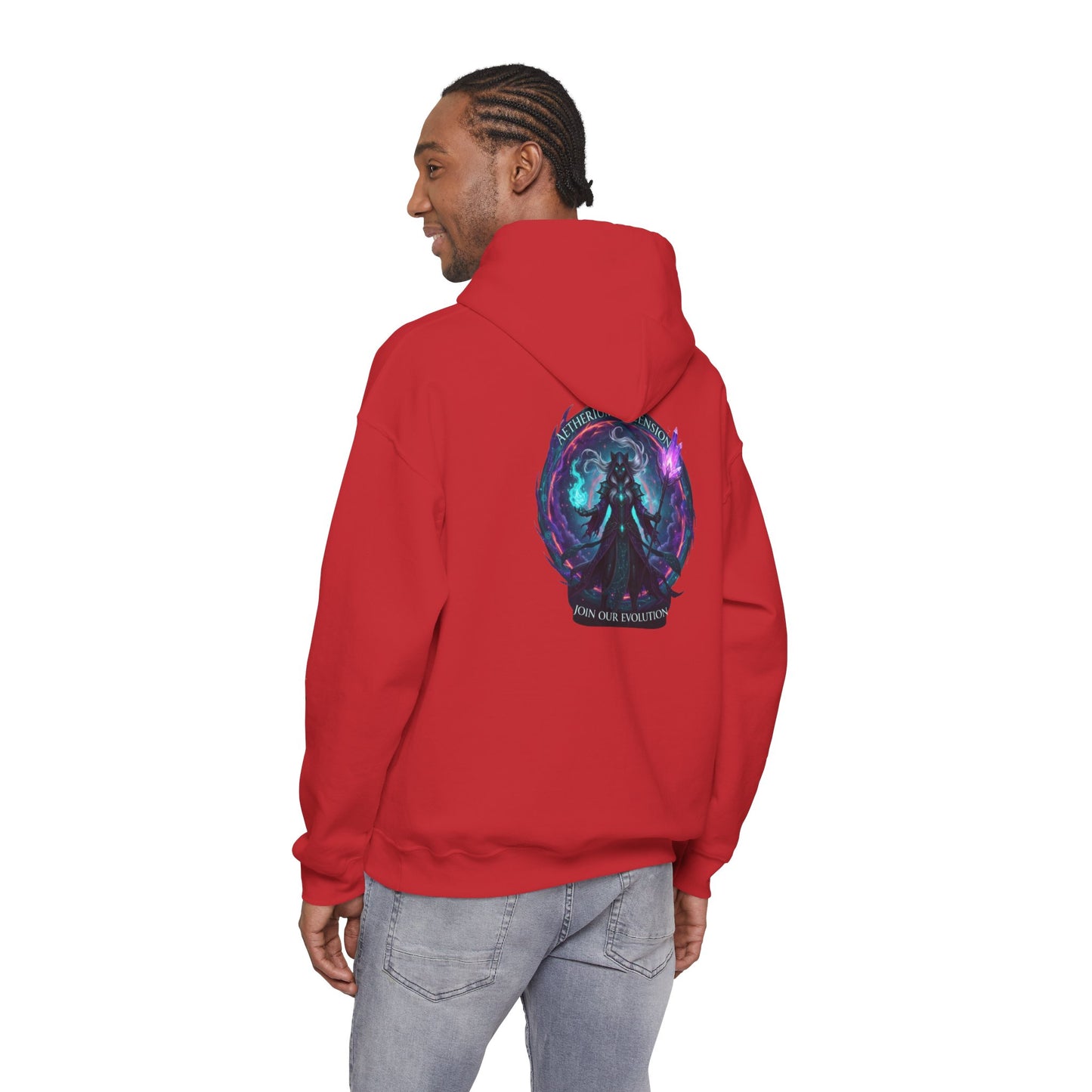 AETHERIUM ASCENSION Sorcerer Hoodie - BLOODLINE™ Dark Fantasy Collection | Zest Rhythm™