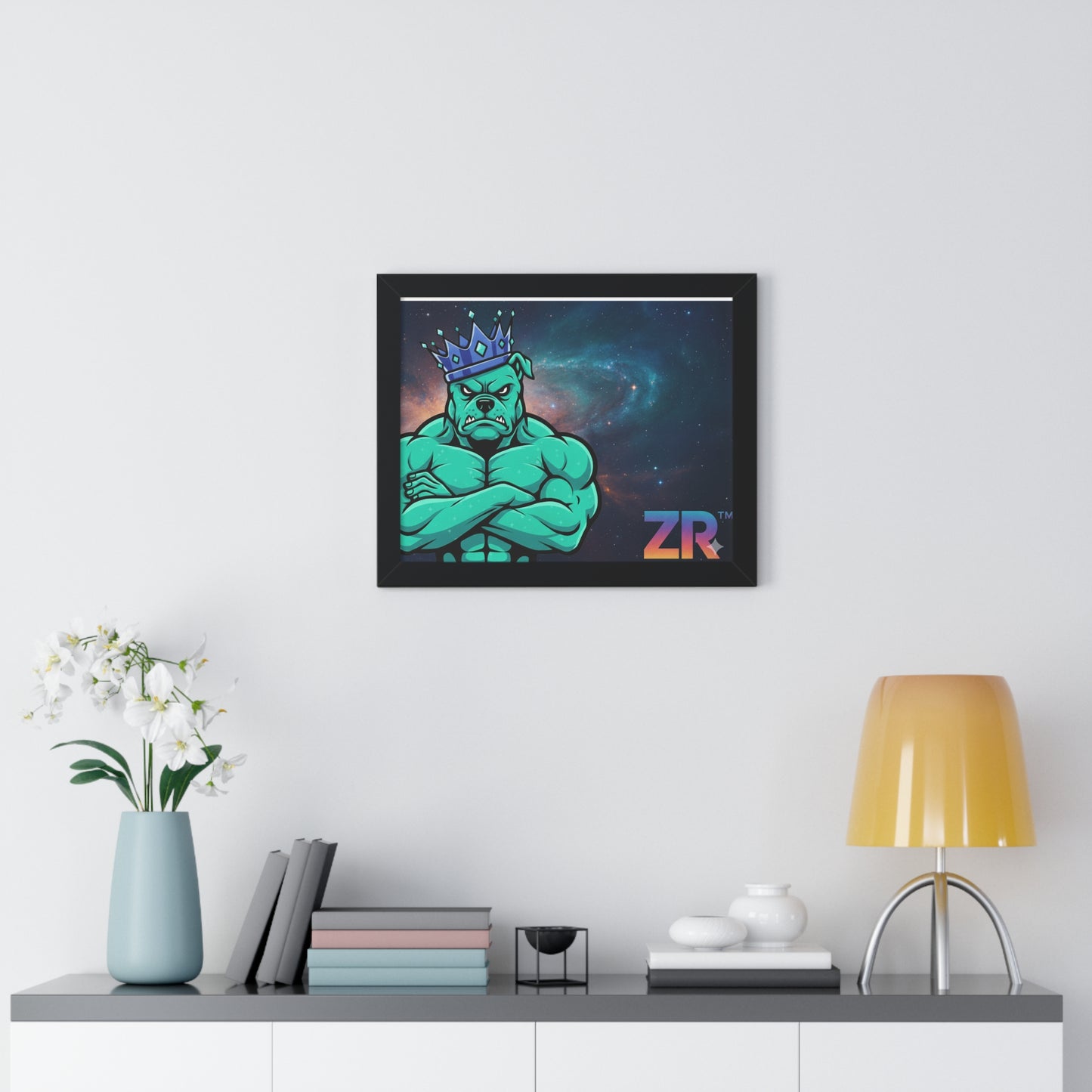 BOSS MAN Cosmic King Wall Art - BLOODLINE™ Gallery Collection | Zest Rhythm™ Premium Framed Poster