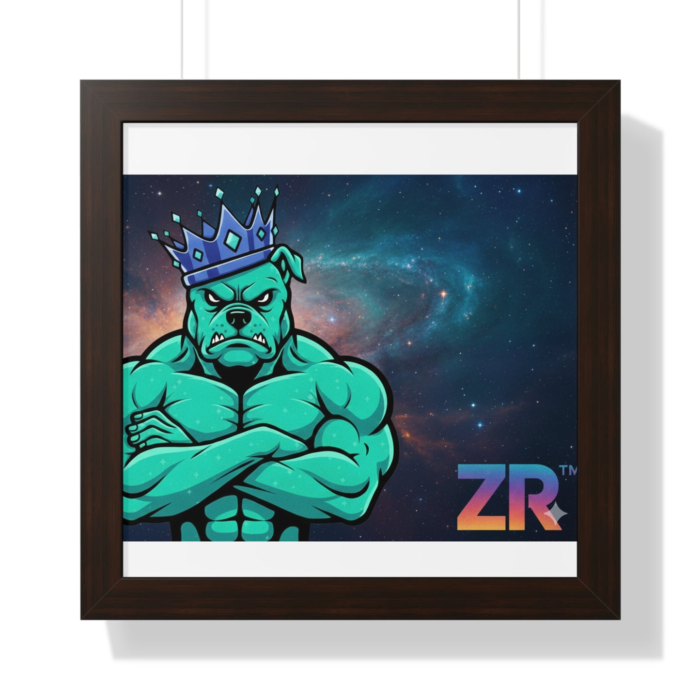 BOSS MAN Cosmic King Wall Art - BLOODLINE™ Gallery Collection | Zest Rhythm™ Premium Framed Poster
