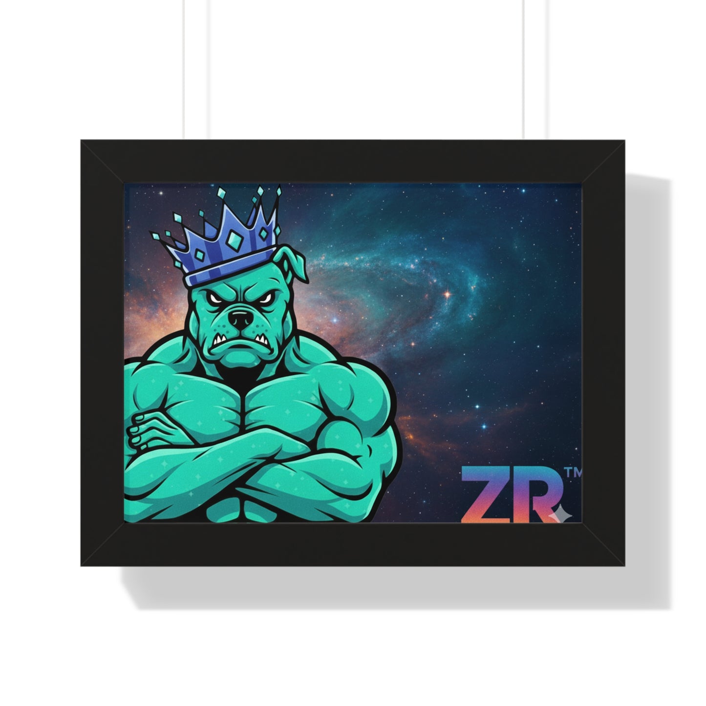 BOSS MAN Cosmic King Wall Art - BLOODLINE™ Gallery Collection | Zest Rhythm™ Premium Framed Poster