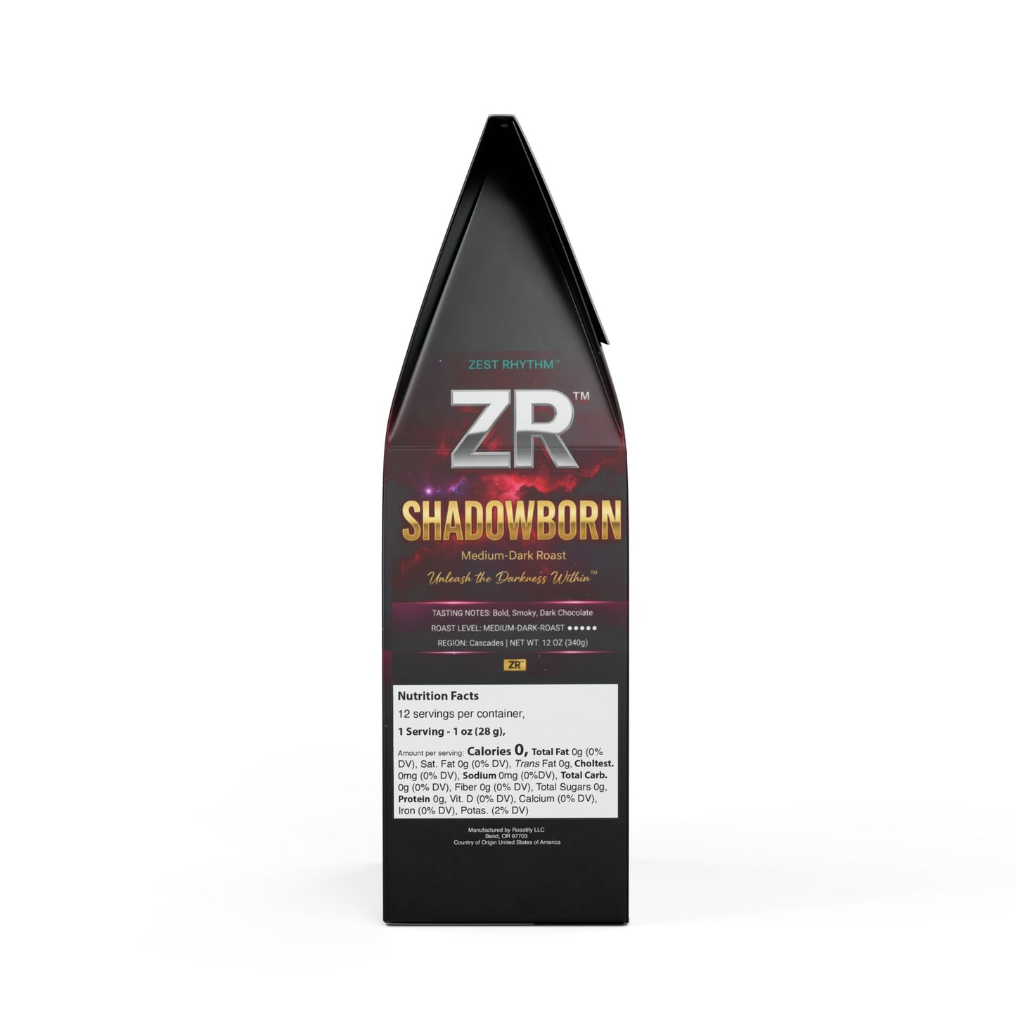 SHADOWBORN Medium-Dark Roast Coffee - BLOODLINE™ Collection | Zest Rhythm™ Premium Cosmic Blend