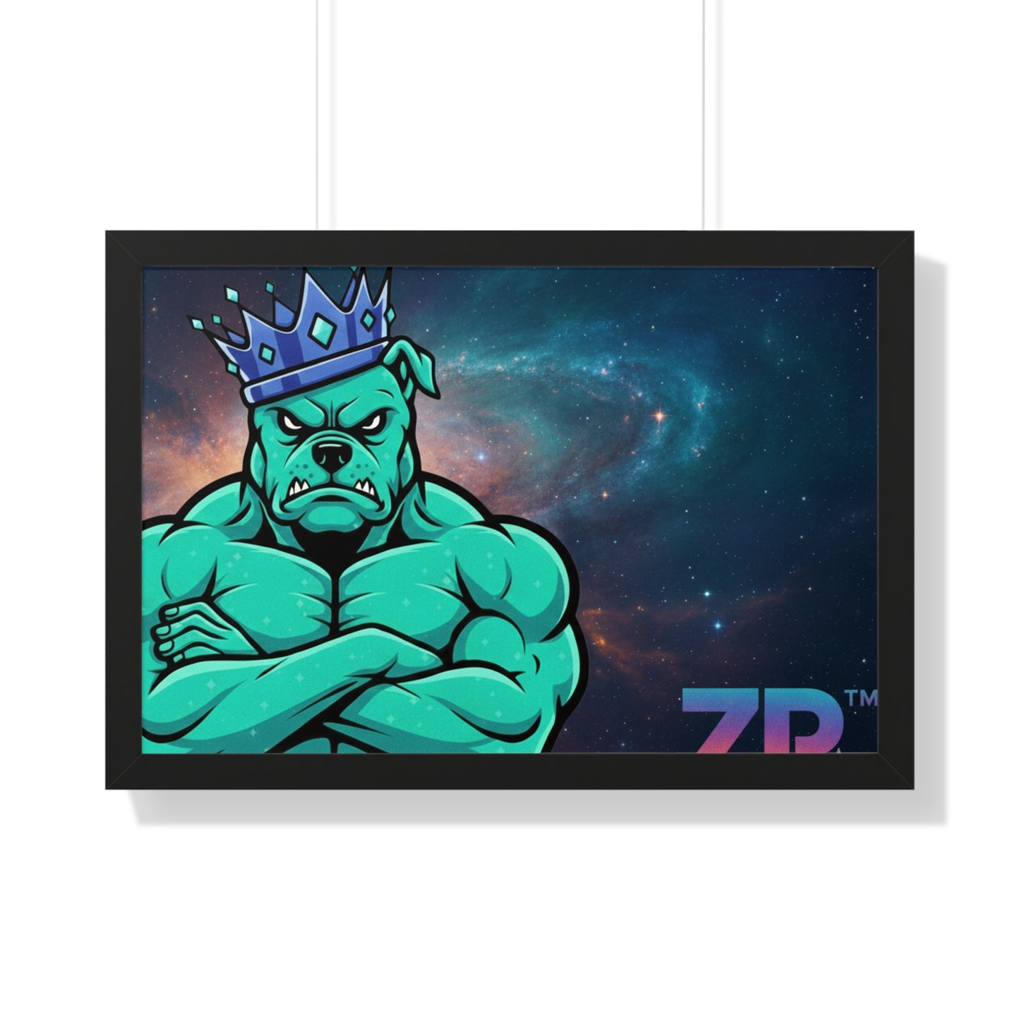 BOSS MAN Cosmic King Wall Art - BLOODLINE™ Gallery Collection | Zest Rhythm™ Premium Framed Poster