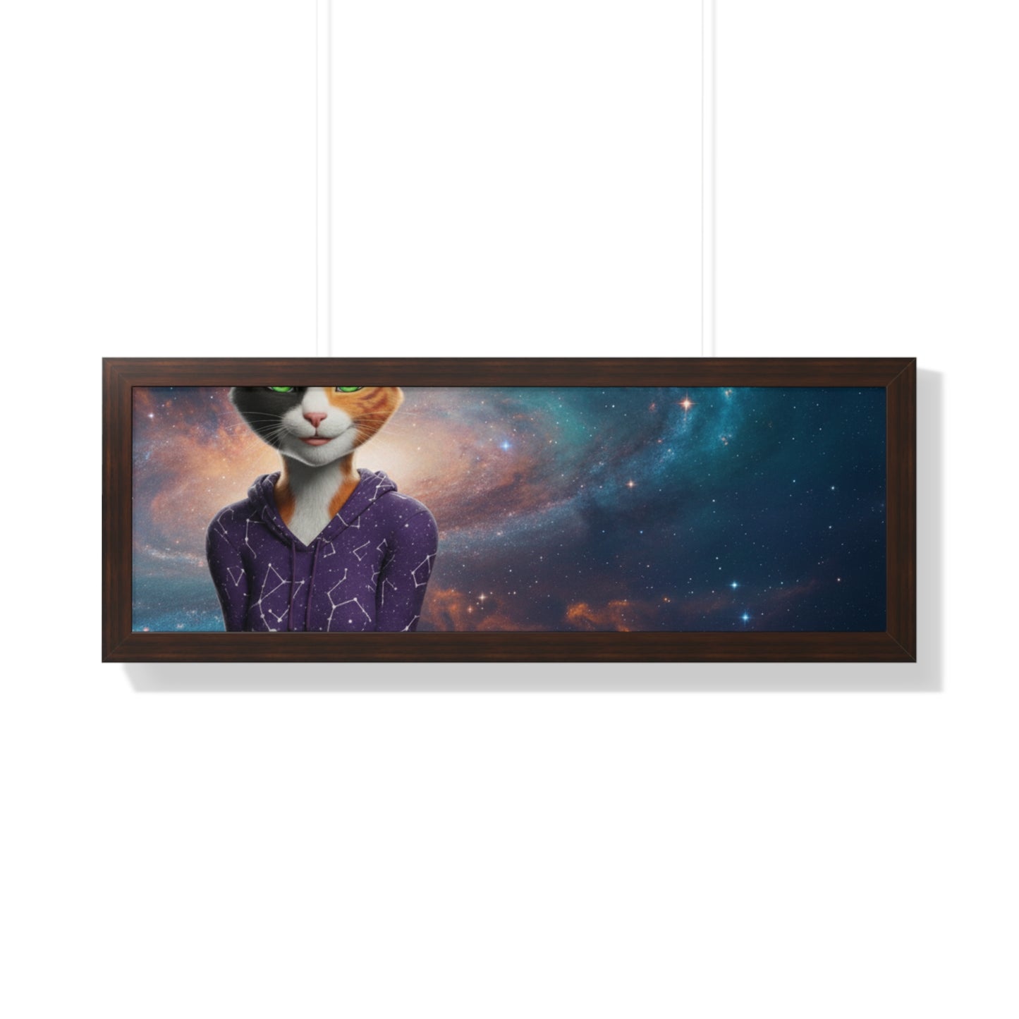 QUEEN ESTY Cosmic Queen Wall Art - BLOODLINE™ Gallery Collection | Zest Rhythm™ Premium Framed Poster