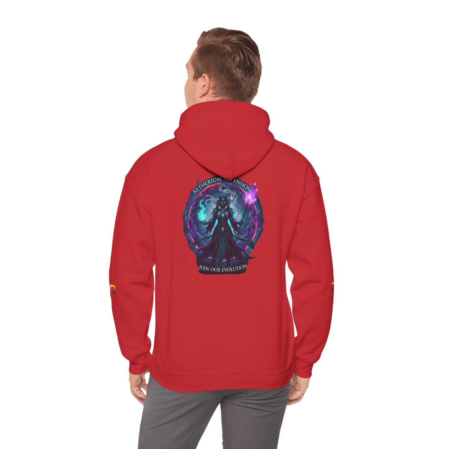 AETHERIUM ASCENSION Sorcerer Hoodie - BLOODLINE™ Dark Fantasy Collection | Zest Rhythm™