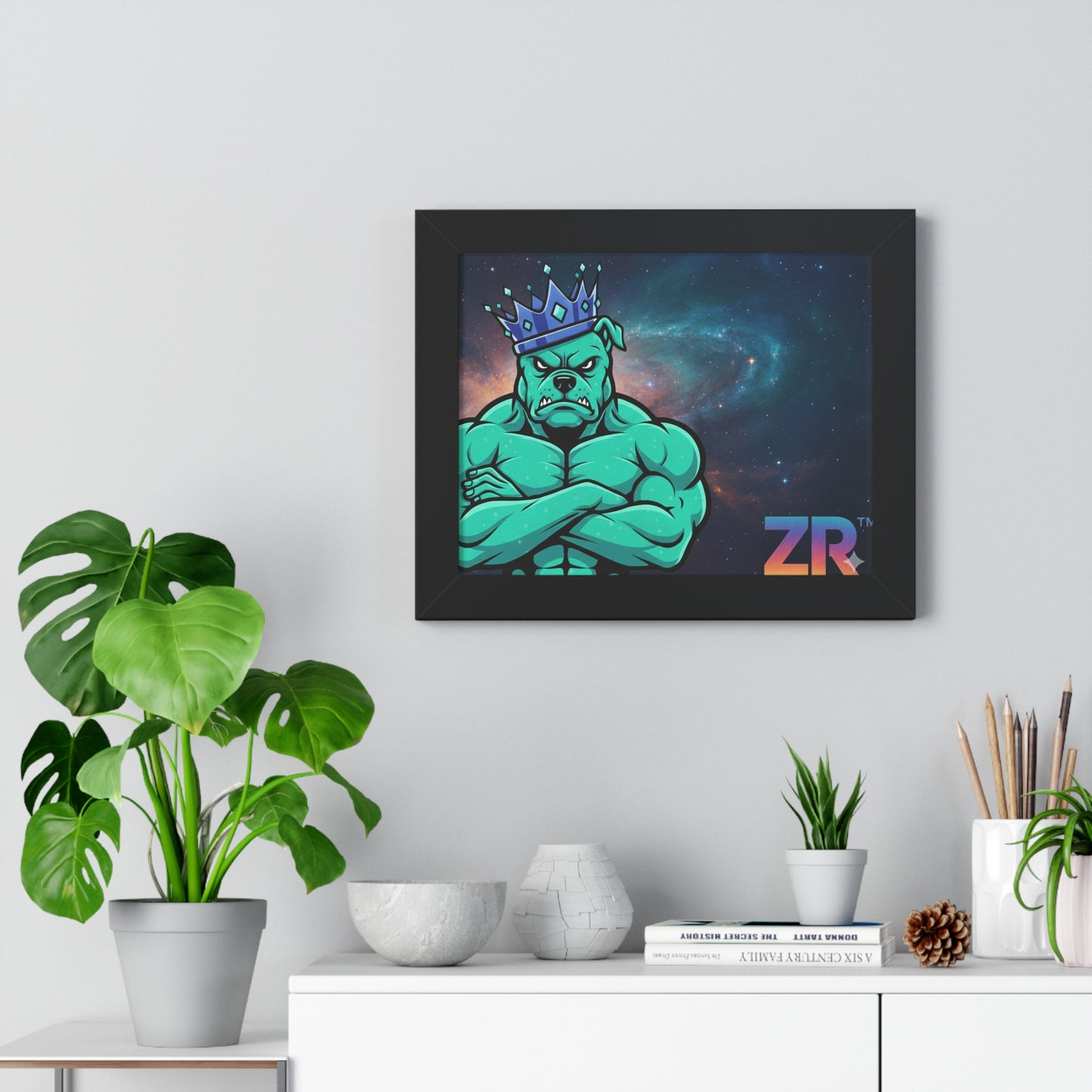 BOSS MAN Cosmic King Wall Art - BLOODLINE™ Gallery Collection | Zest Rhythm™ Premium Framed Poster