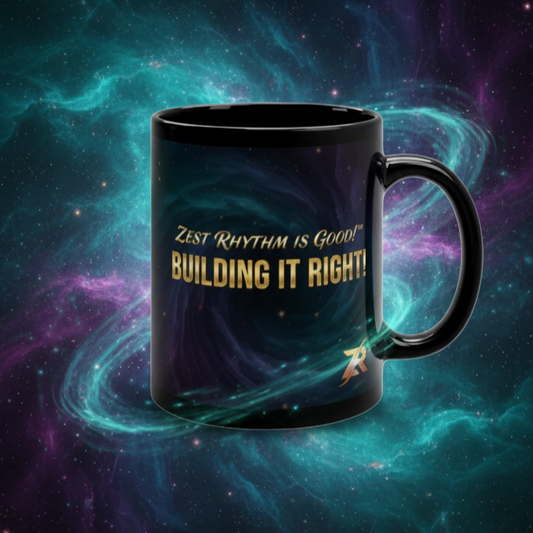 ZEST RHYTHM IS GOOD!™ - Building It Right Collector's Mug - BLOODLINE™ Statement Collection | Zest Rhythm™