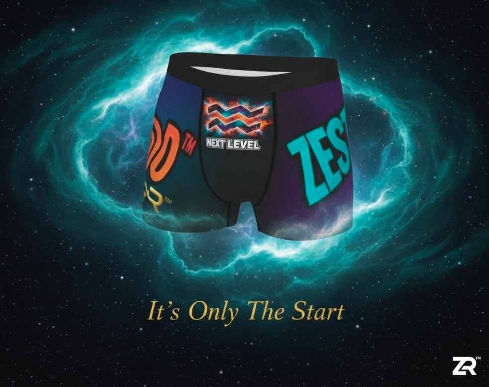 NEXT LEVEL Aquarius Boxer Briefs - Cosmic Comfort Collection | Zest Rhythm™