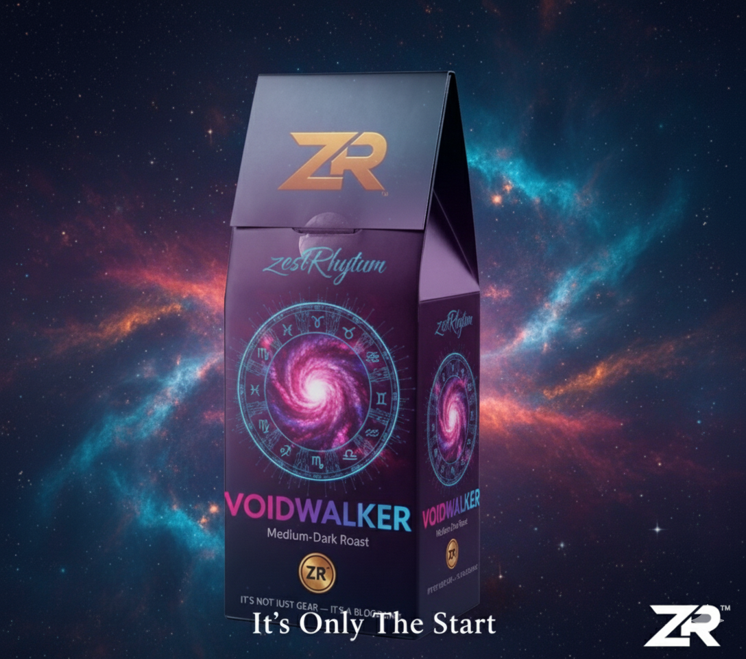 VOIDWALKER Medium-Dark Roast Coffee - BLOODLINE™ Collection | Zest Rhythm™ Premium Cosmic Blend