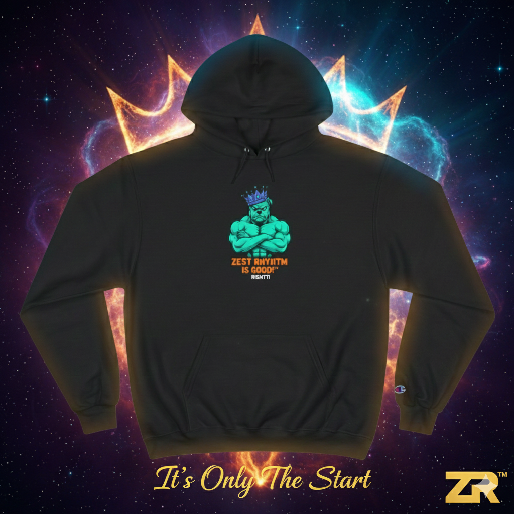 BOSS MAN "ZEST RHYTHM IS GOOD!™" Premium Hoodie - BLOODLINE™ Mascot Collection | Zest Rhythm™