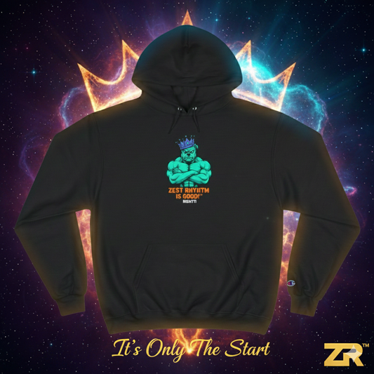 BOSS MAN "ZEST RHYTHM IS GOOD!™" Premium Hoodie - BLOODLINE™ Mascot Collection | Zest Rhythm™