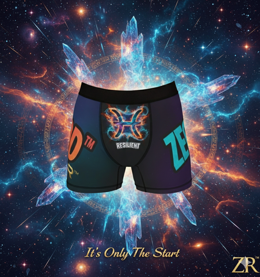 RESILIENT Pisces Boxer Briefs - Cosmic Comfort Collection | Zest Rhythm™