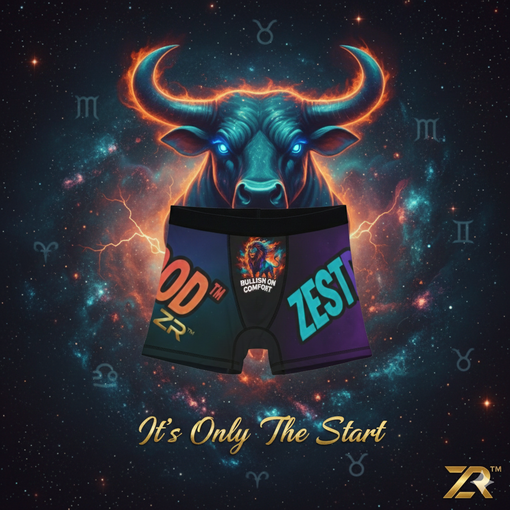 BULLISH ON COMFORT Taurus Boxer Briefs - Cosmic Comfort Collection | Zest Rhythm™