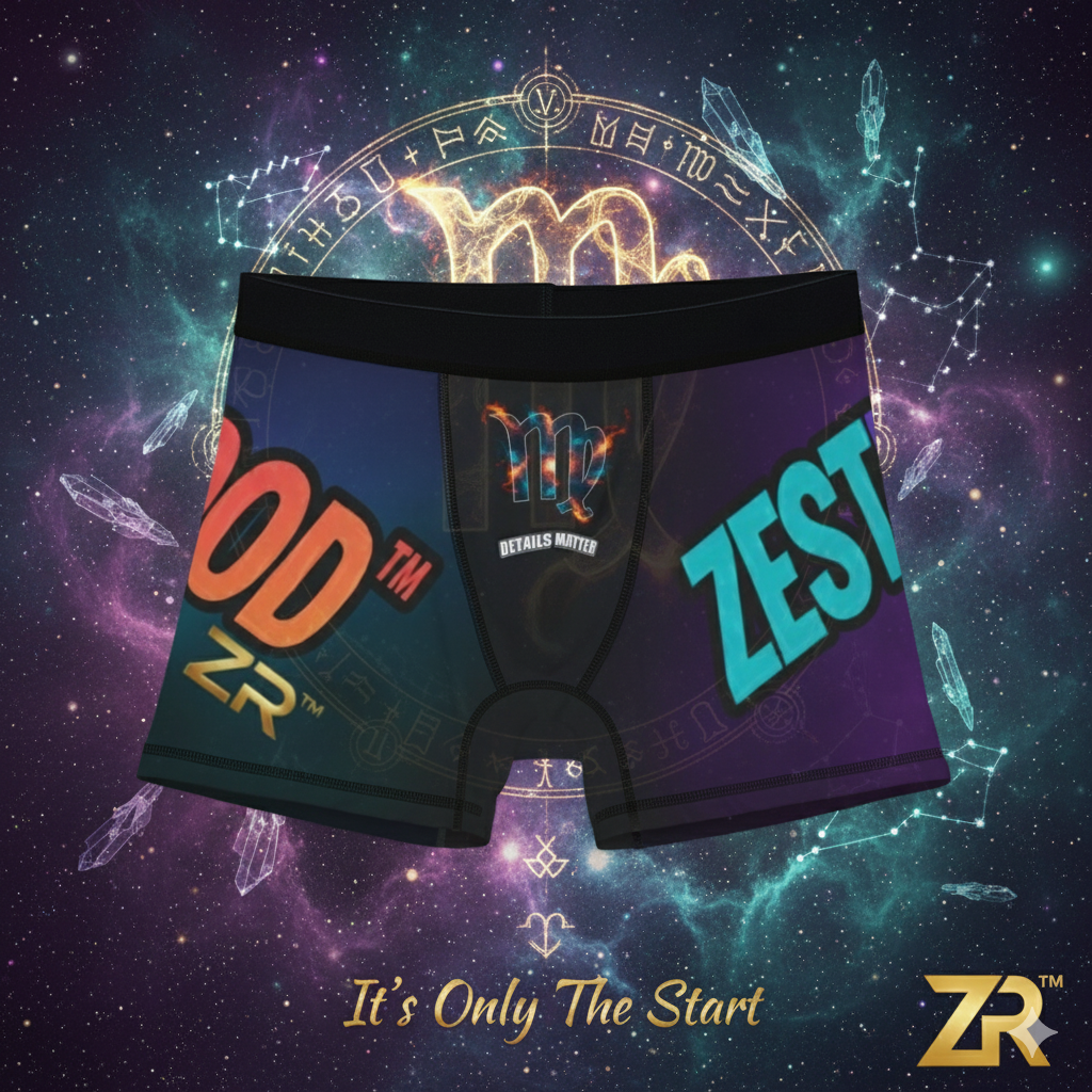 DETAILS MATTER Virgo Boxer Briefs - Cosmic Comfort Collection | Zest Rhythm™
