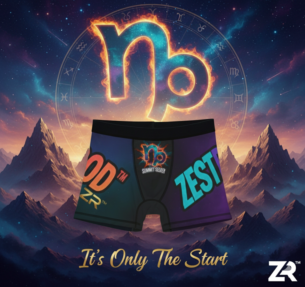 SUMMIT SEEKER Capricorn Boxer Briefs - Cosmic Comfort Collection | Zest Rhythm™