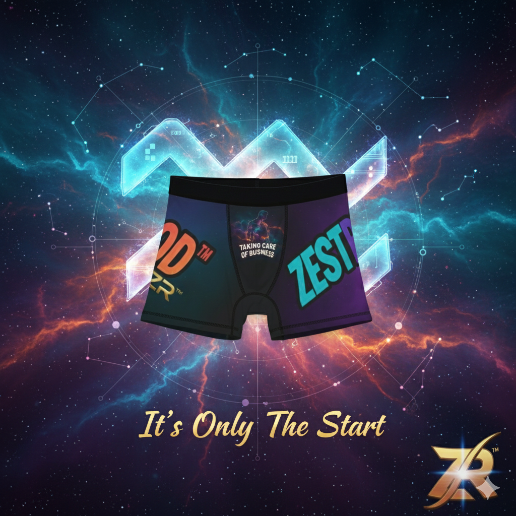 TAKING CARE OF BUSINESS Cancer Boxer Briefs - Cosmic Comfort Collection | Zest Rhythm™