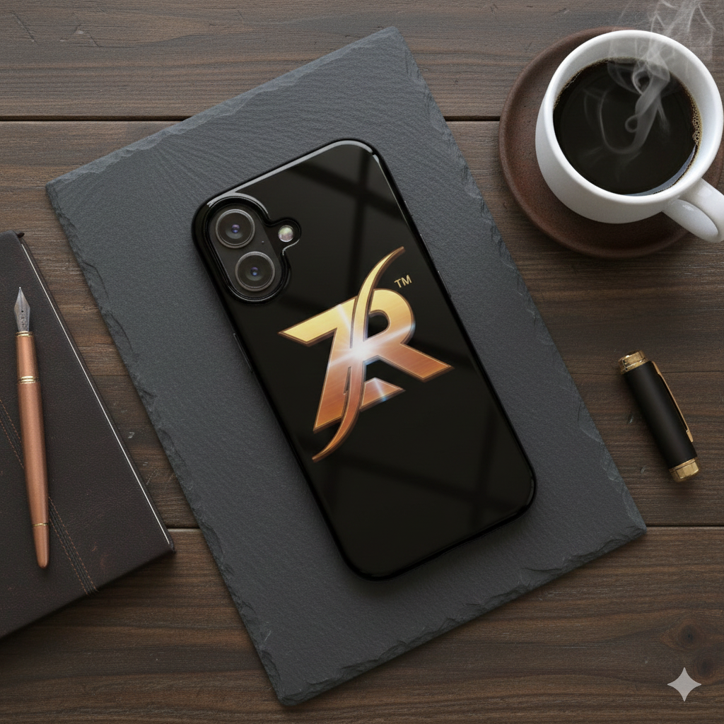 ZR™ Classic Logo Phone Case (Black) - BLOODLINE™ Premium Protection | Zest Rhythm™