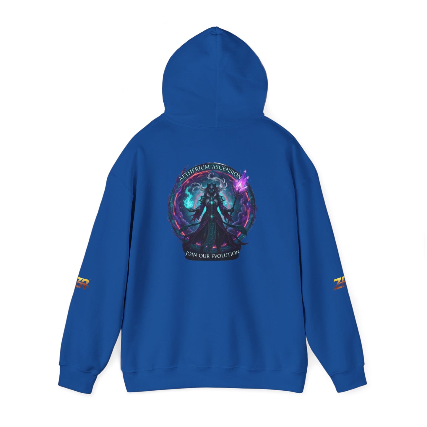 AETHERIUM ASCENSION Sorcerer Hoodie - BLOODLINE™ Dark Fantasy Collection | Zest Rhythm™