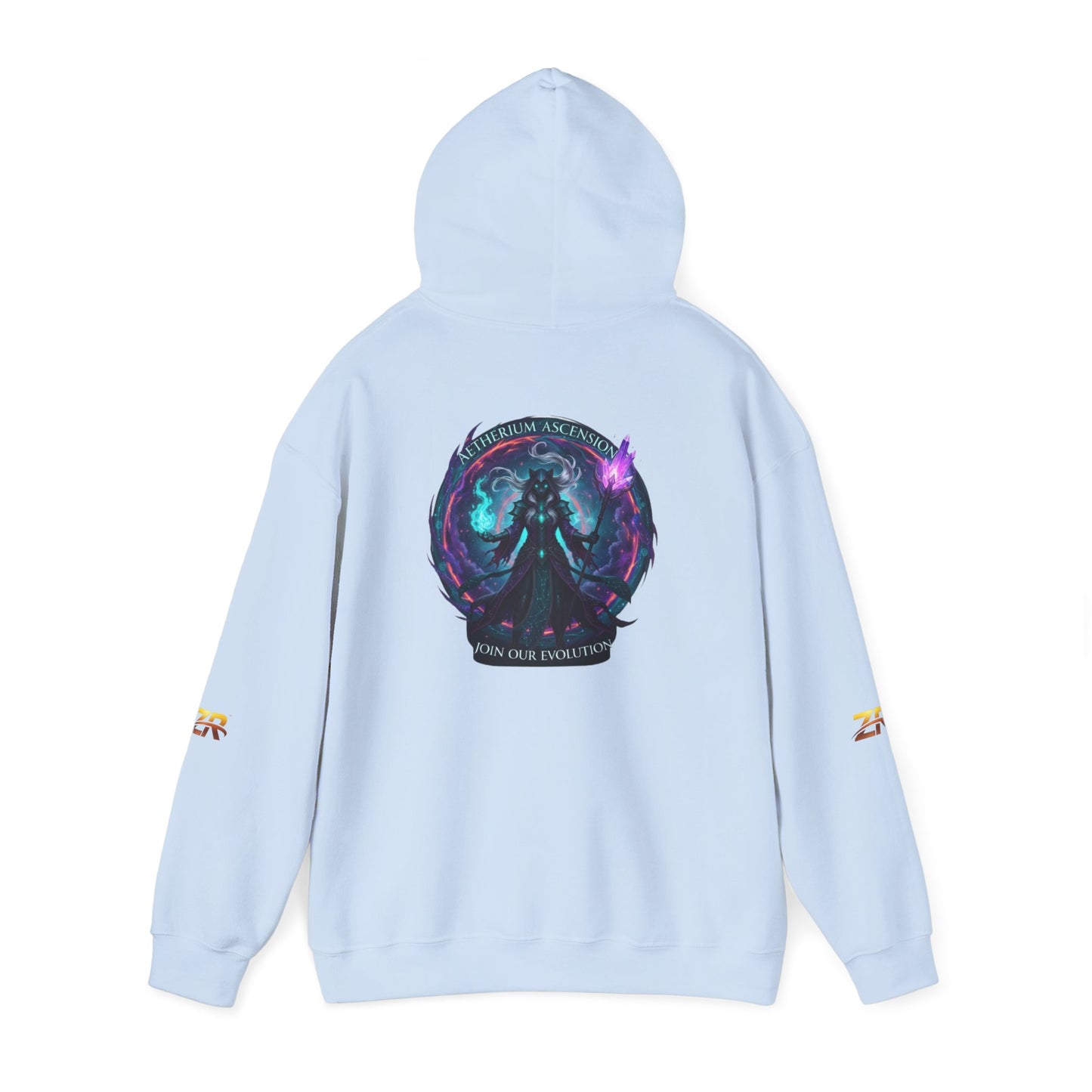 AETHERIUM ASCENSION Sorcerer Hoodie - BLOODLINE™ Dark Fantasy Collection | Zest Rhythm™