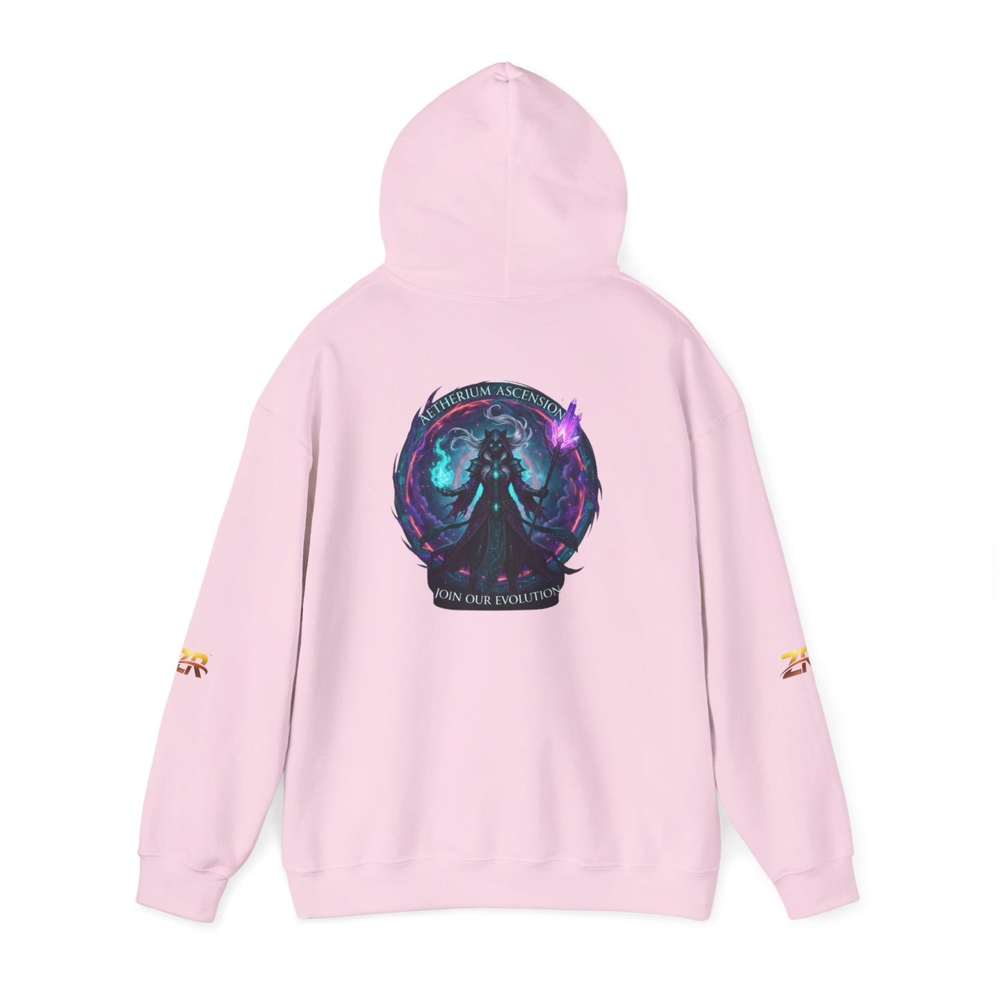 AETHERIUM ASCENSION Sorcerer Hoodie - BLOODLINE™ Dark Fantasy Collection | Zest Rhythm™