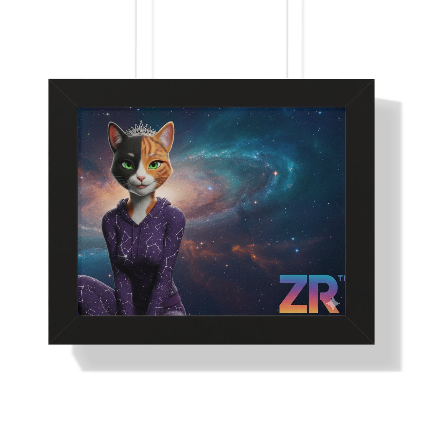 QUEEN ESTY Cosmic Queen Wall Art - BLOODLINE™ Gallery Collection | Zest Rhythm™ Premium Framed Poster