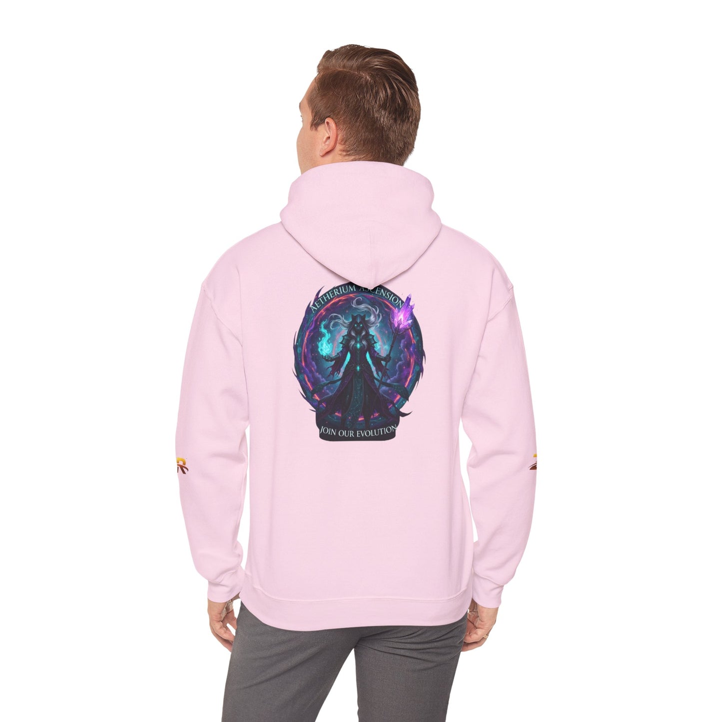 AETHERIUM ASCENSION Sorcerer Hoodie - BLOODLINE™ Dark Fantasy Collection | Zest Rhythm™
