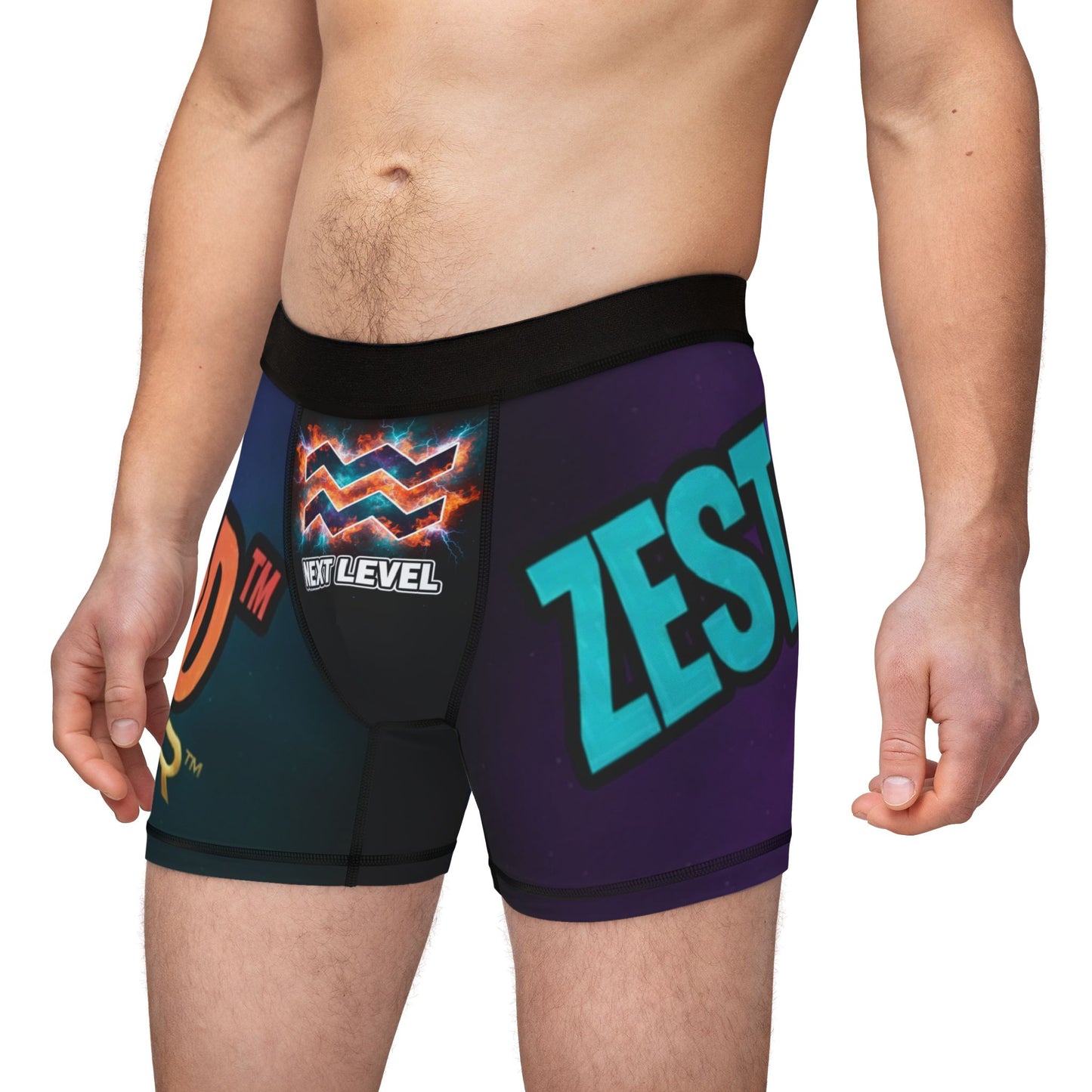NEXT LEVEL Aquarius Boxer Briefs - Cosmic Comfort Collection | Zest Rhythm™