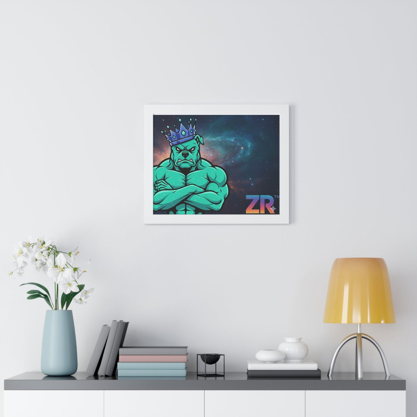 BOSS MAN Cosmic King Wall Art - BLOODLINE™ Gallery Collection | Zest Rhythm™ Premium Framed Poster