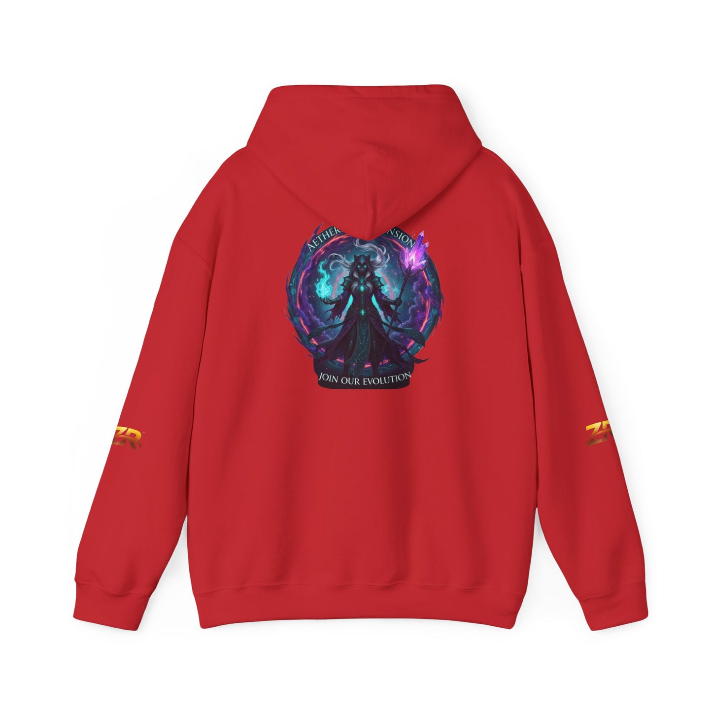 AETHERIUM ASCENSION Sorcerer Hoodie - BLOODLINE™ Dark Fantasy Collection | Zest Rhythm™