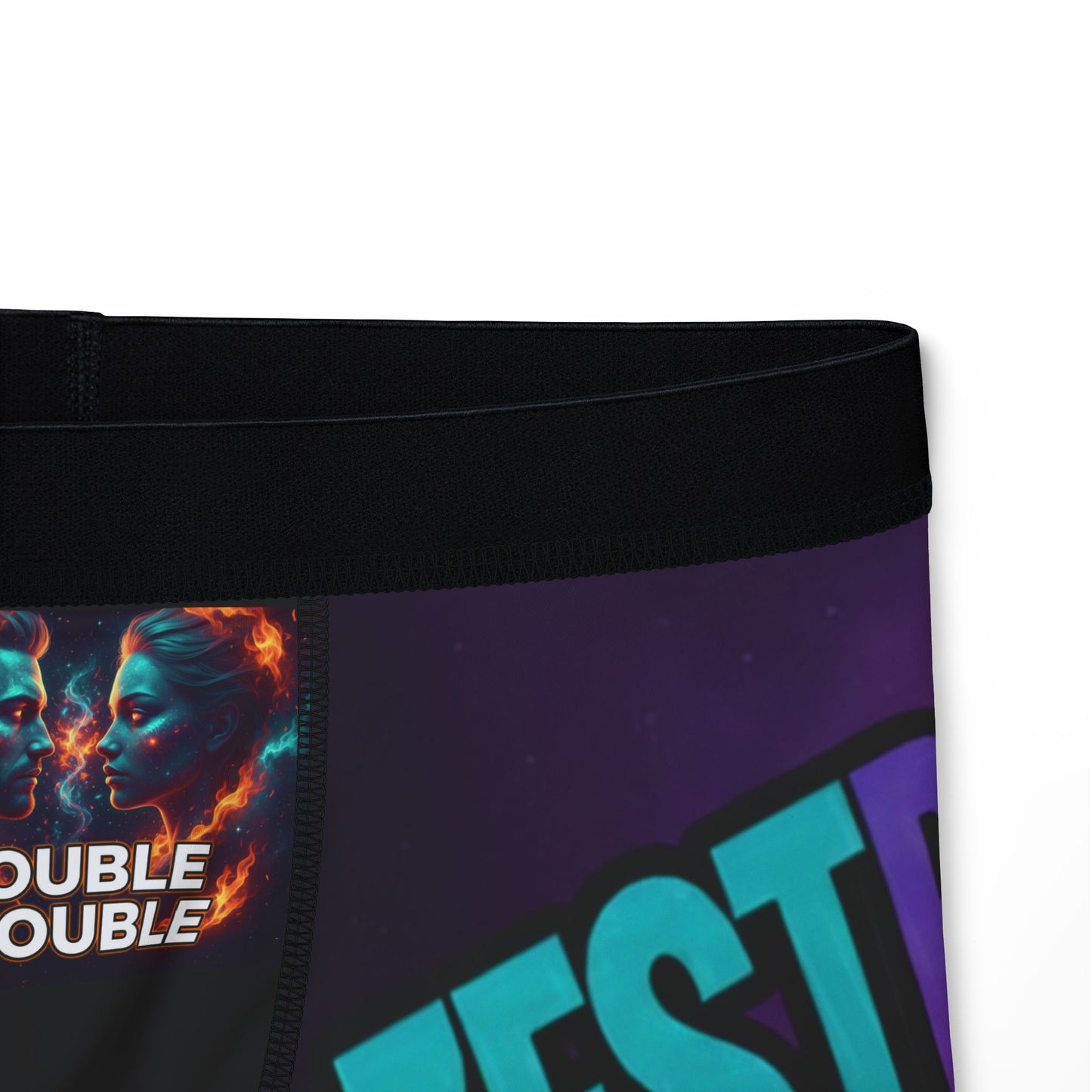 DOUBLE TROUBLE Gemini Boxer Briefs - Cosmic Comfort Collection | Zest Rhythm™