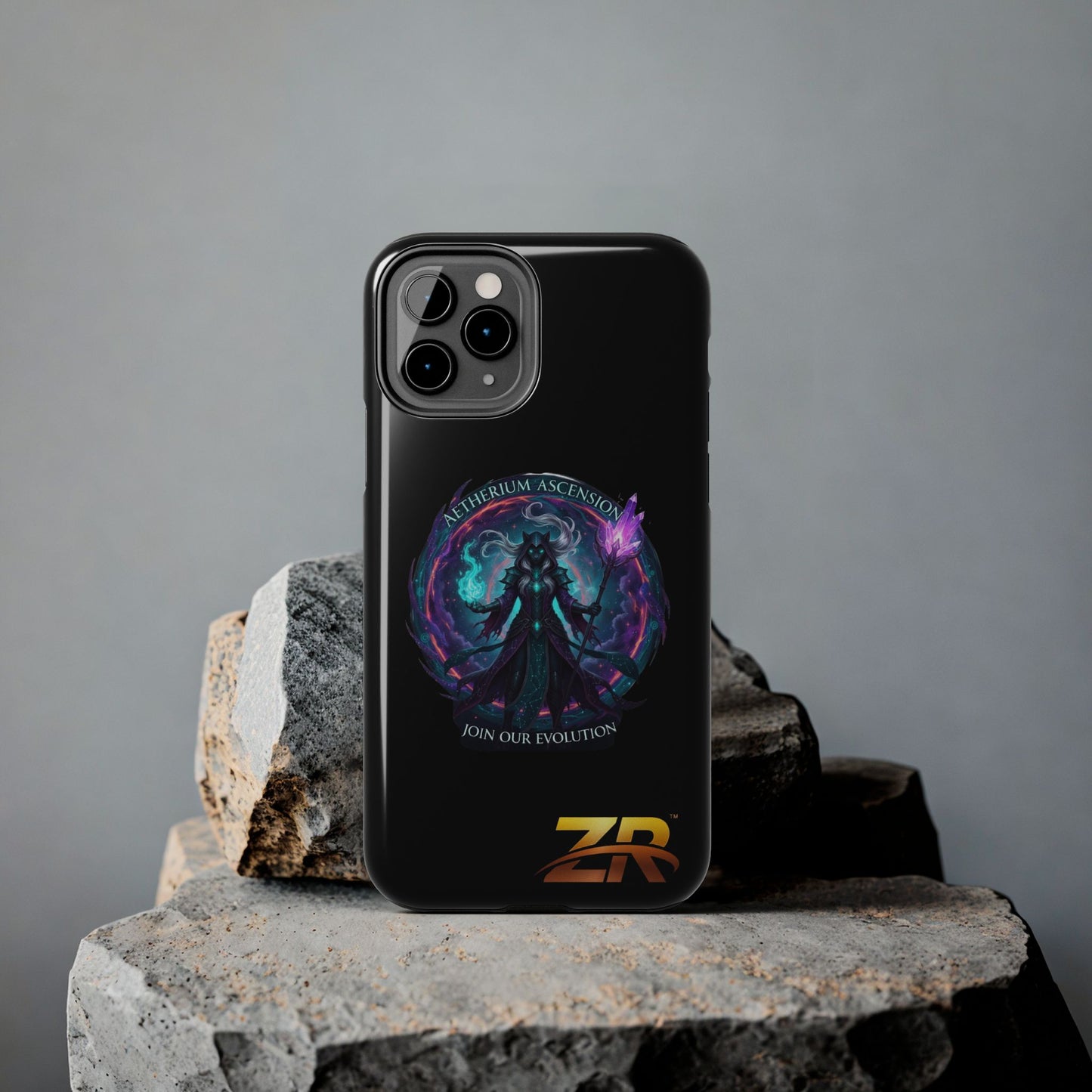 AETHERIUM ASCENSION Phone Case - BLOODLINE™ Dark Fantasy Collection | Zest Rhythm™