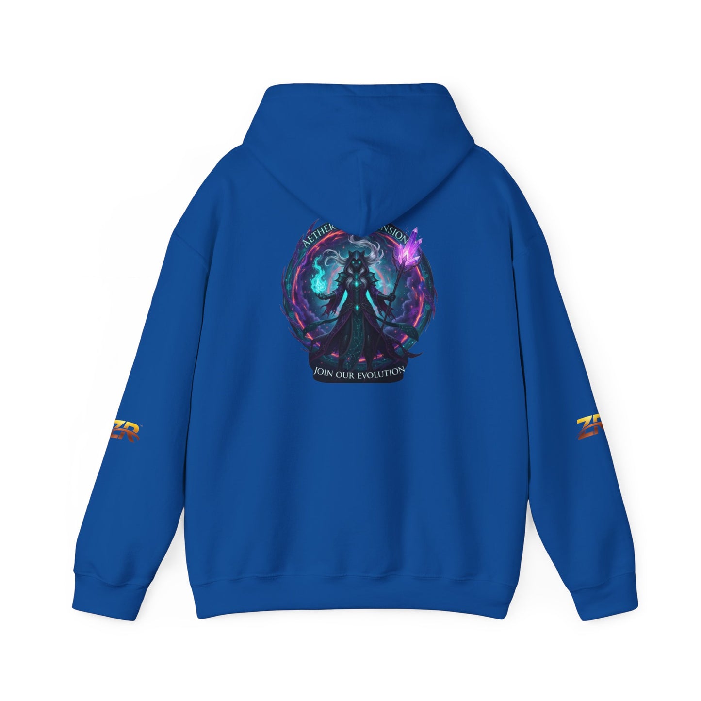 AETHERIUM ASCENSION Sorcerer Hoodie - BLOODLINE™ Dark Fantasy Collection | Zest Rhythm™