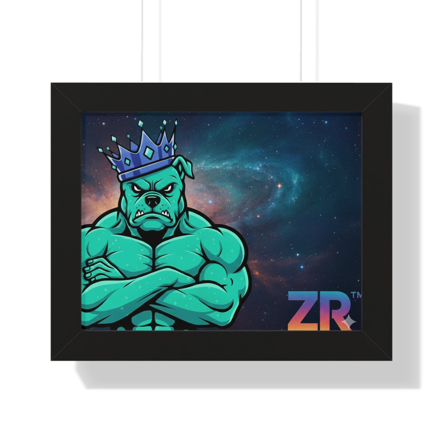 BOSS MAN Cosmic King Wall Art - BLOODLINE™ Gallery Collection | Zest Rhythm™ Premium Framed Poster