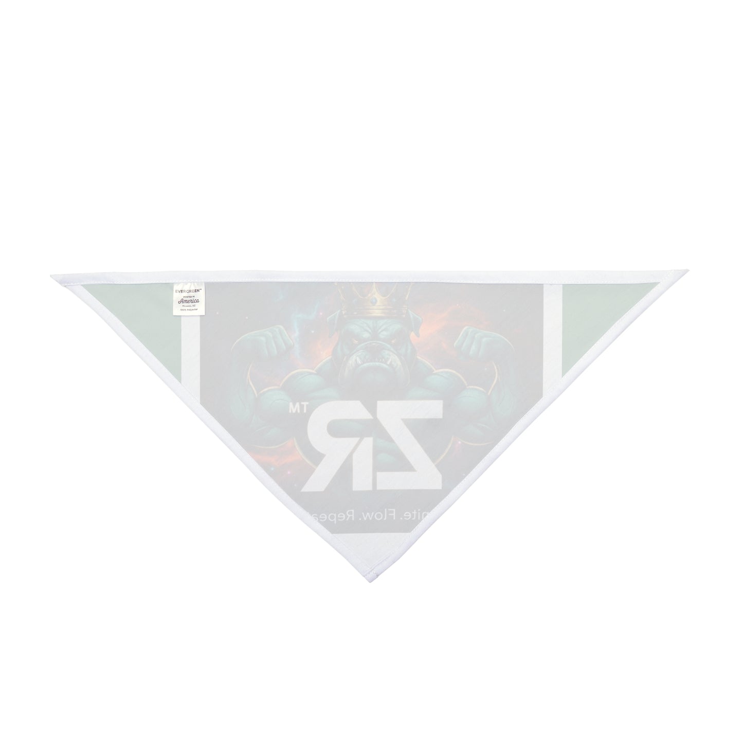 ZR King Bulldog Pet Bandana – Bold Gaming-Inspired Dog Scarf