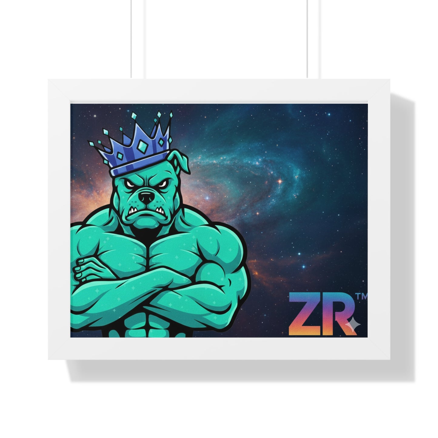 BOSS MAN Cosmic King Wall Art - BLOODLINE™ Gallery Collection | Zest Rhythm™ Premium Framed Poster