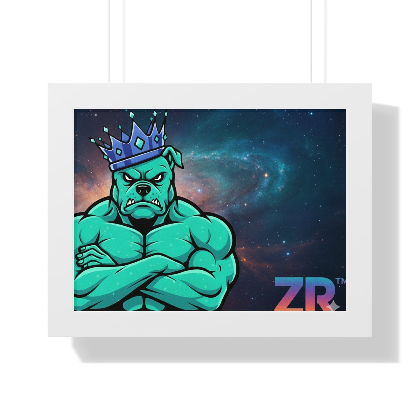 BOSS MAN Cosmic King Wall Art - BLOODLINE™ Gallery Collection | Zest Rhythm™ Premium Framed Poster