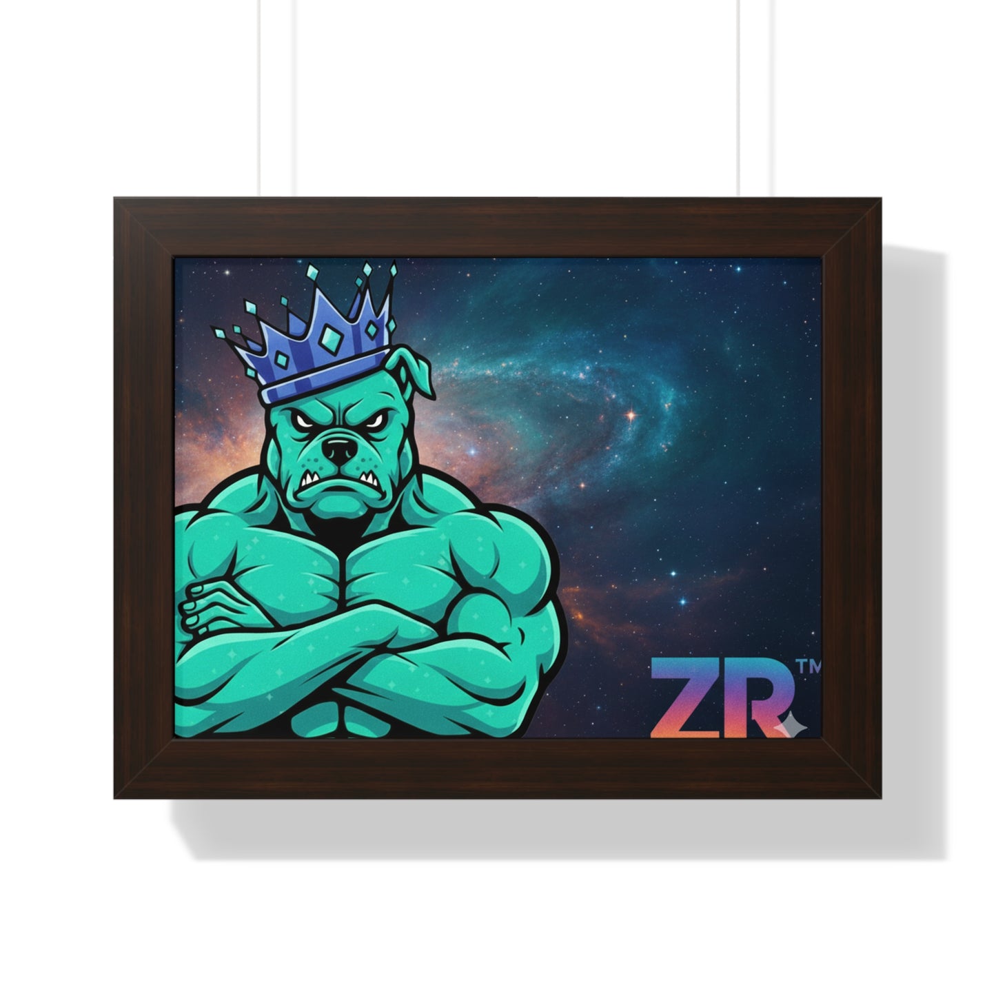 BOSS MAN Cosmic King Wall Art - BLOODLINE™ Gallery Collection | Zest Rhythm™ Premium Framed Poster