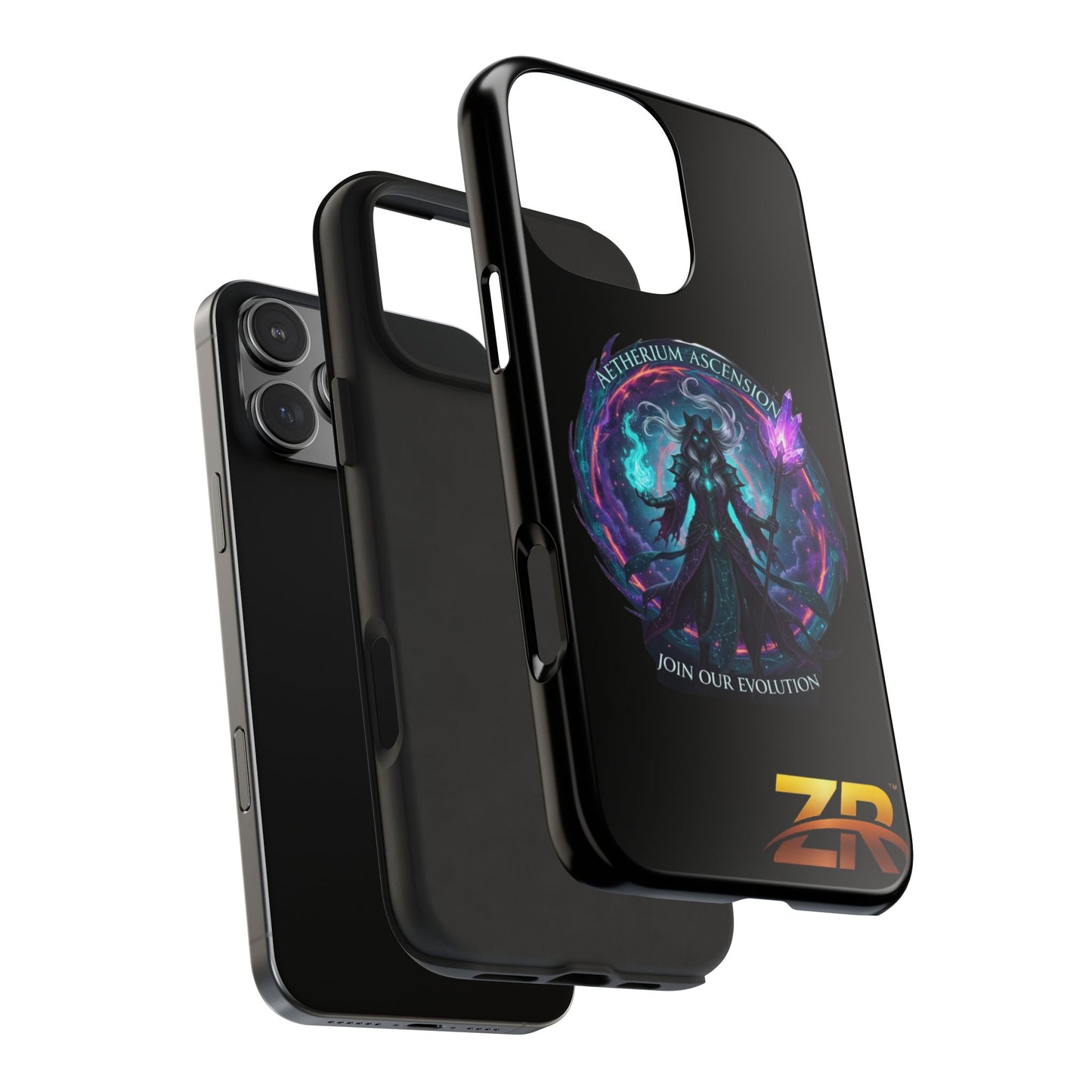 AETHERIUM ASCENSION Phone Case - BLOODLINE™ Dark Fantasy Collection | Zest Rhythm™