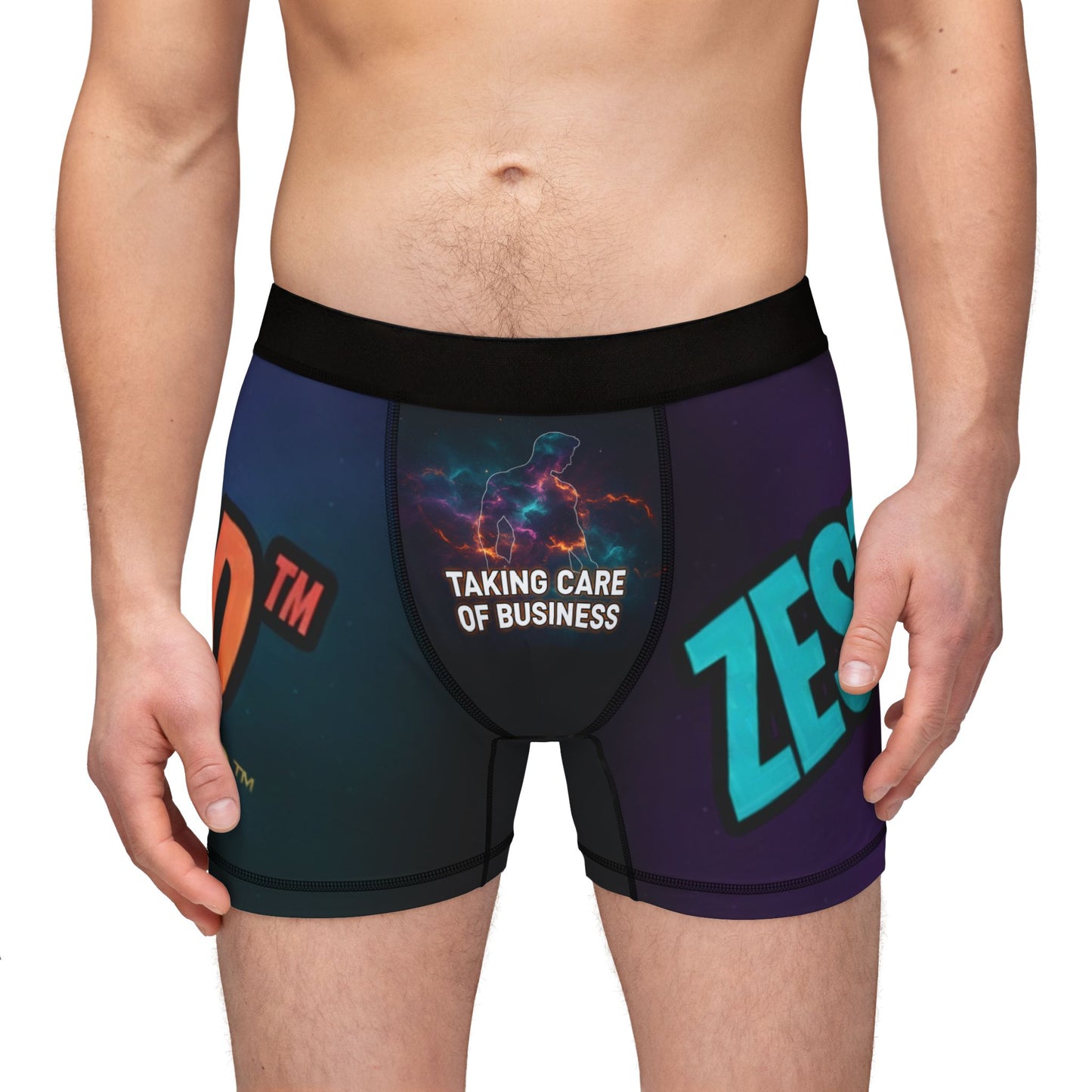 TAKING CARE OF BUSINESS Cancer Boxer Briefs - Cosmic Comfort Collection | Zest Rhythm™