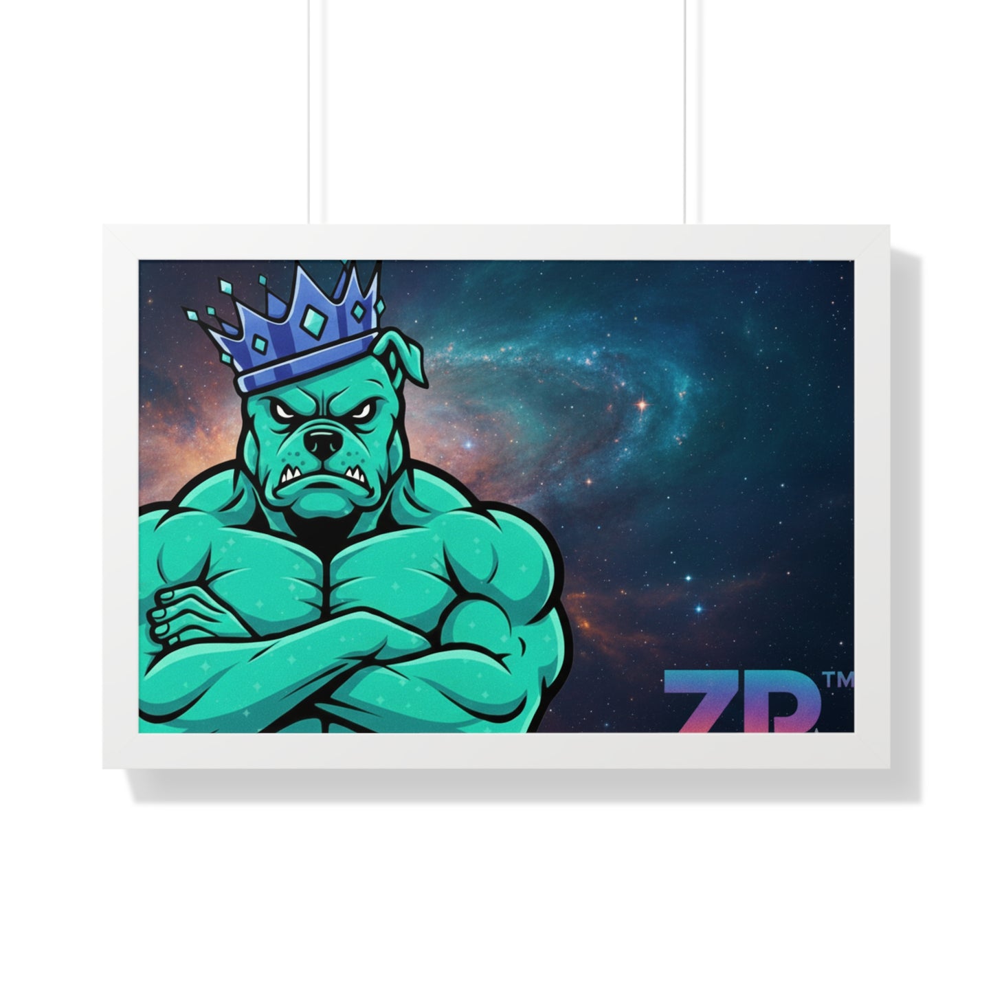 BOSS MAN Cosmic King Wall Art - BLOODLINE™ Gallery Collection | Zest Rhythm™ Premium Framed Poster